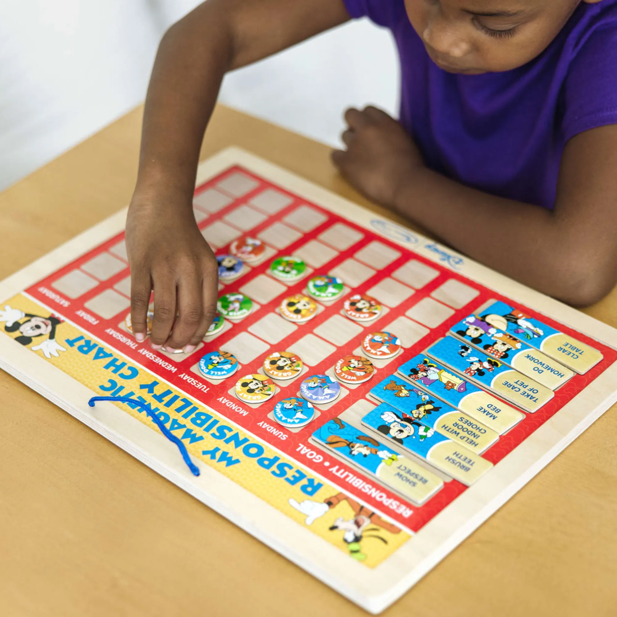 Mickey Mouse My Magnetic Responsibility Chart>Melissa & Doug New