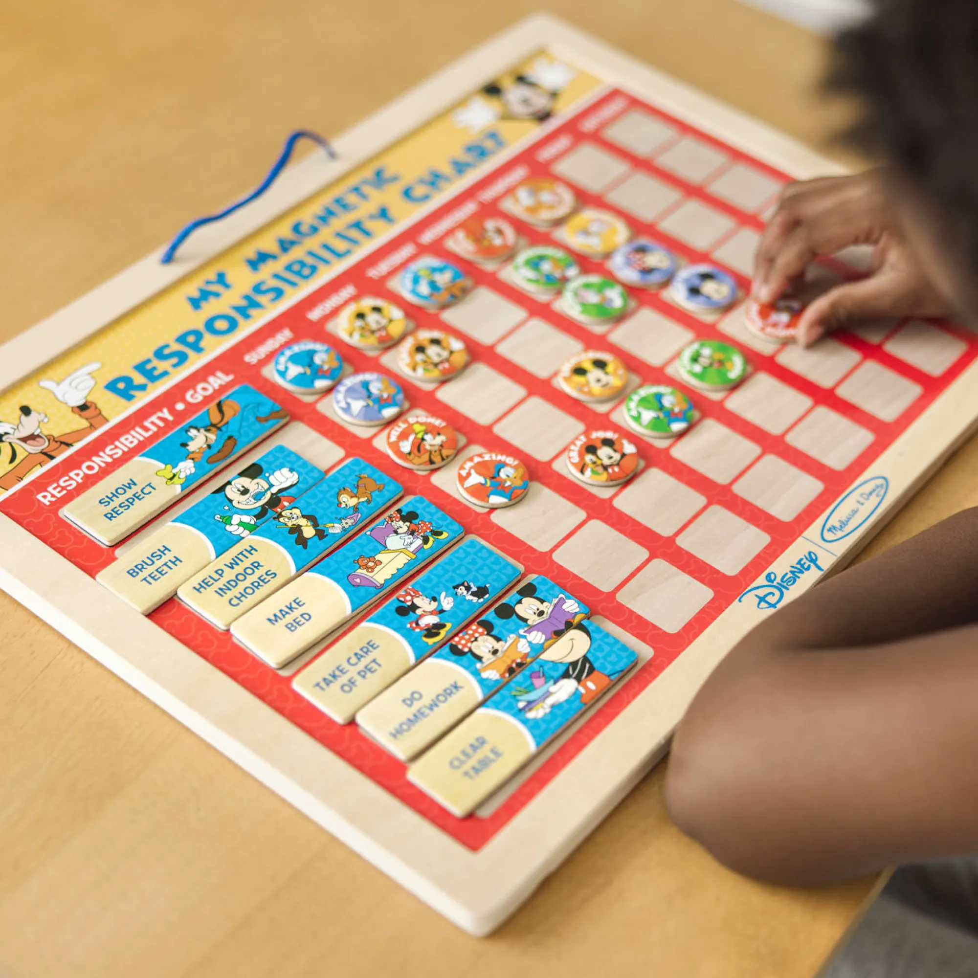 Mickey Mouse My Magnetic Responsibility Chart>Melissa & Doug New