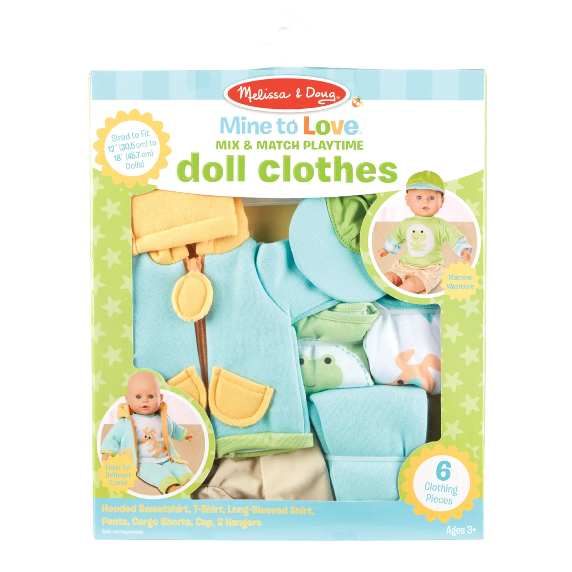 Mine to Love Mix & Match Playtime Doll Clothes>Melissa & Doug Discount