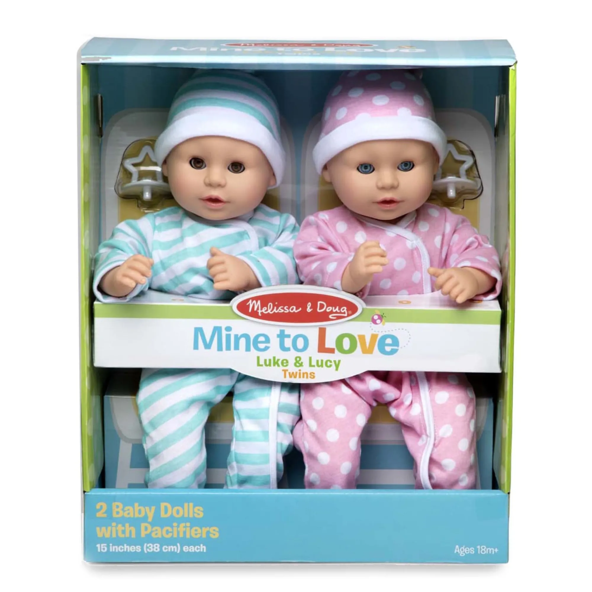 Mine to Love Twins Luke & Lucy Dolls>Melissa & Doug