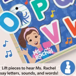 Ms. Rachel™ Wooden Phonics Alphabet Sound Puzzle - 24 Pieces><noscript><img width=