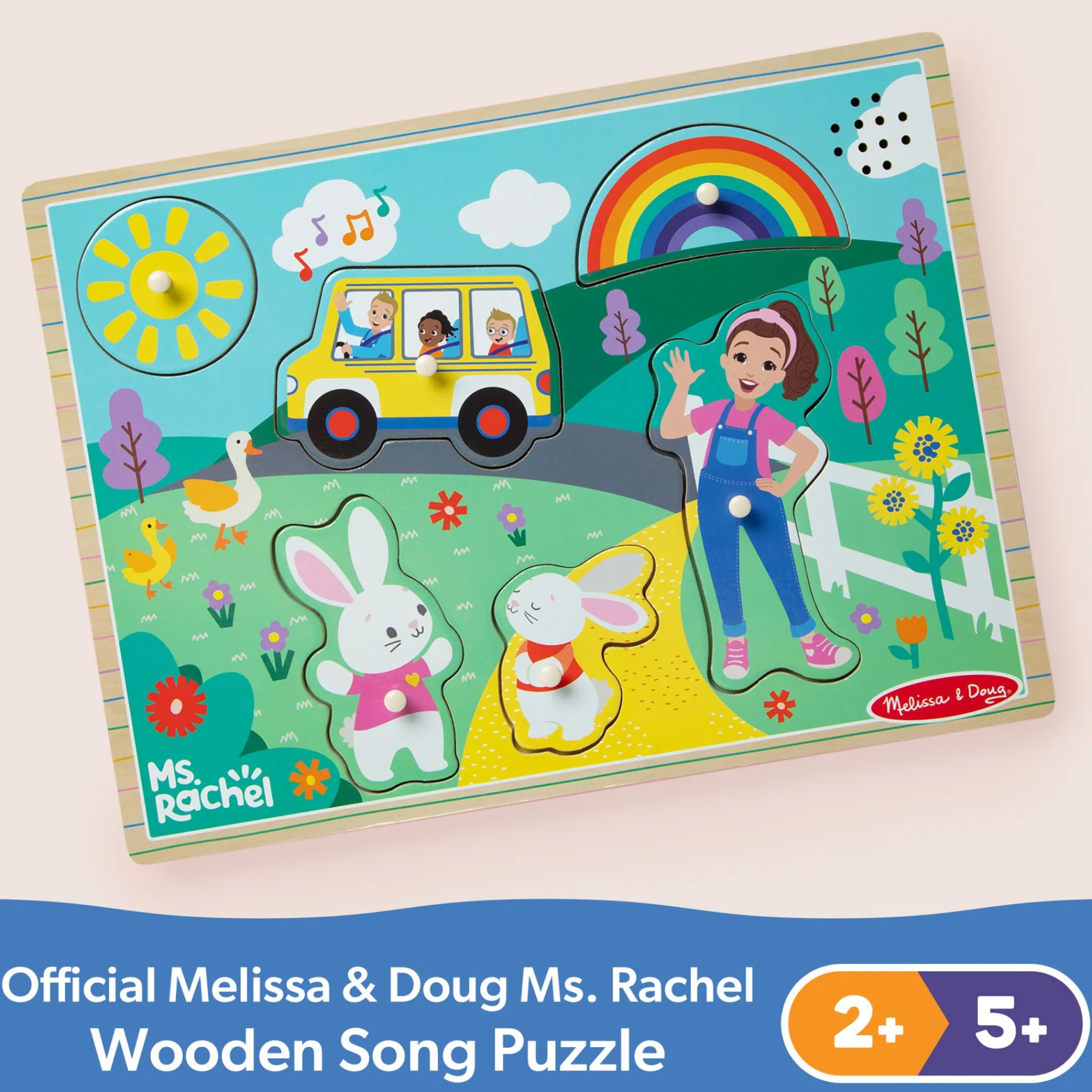Ms. Rachel™ Wooden Song Puzzle – 6 Pieces>Melissa & Doug Hot
