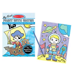 My First Paint With Water Kids' Art Pad With Paintbrush - Pirates, Space, Construction, and More><noscript><img width=