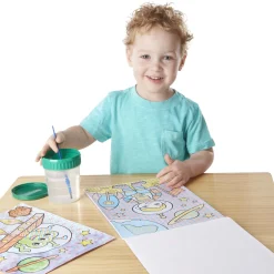 My First Paint With Water Kids' Art Pad With Paintbrush - Pirates, Space, Construction, and More><noscript><img width=