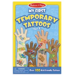 My First Temporary Tattoos: 100+ Kid-Friendly Tattoos - Adventure, Creatures, Sports, and More>Melissa & Doug Discount