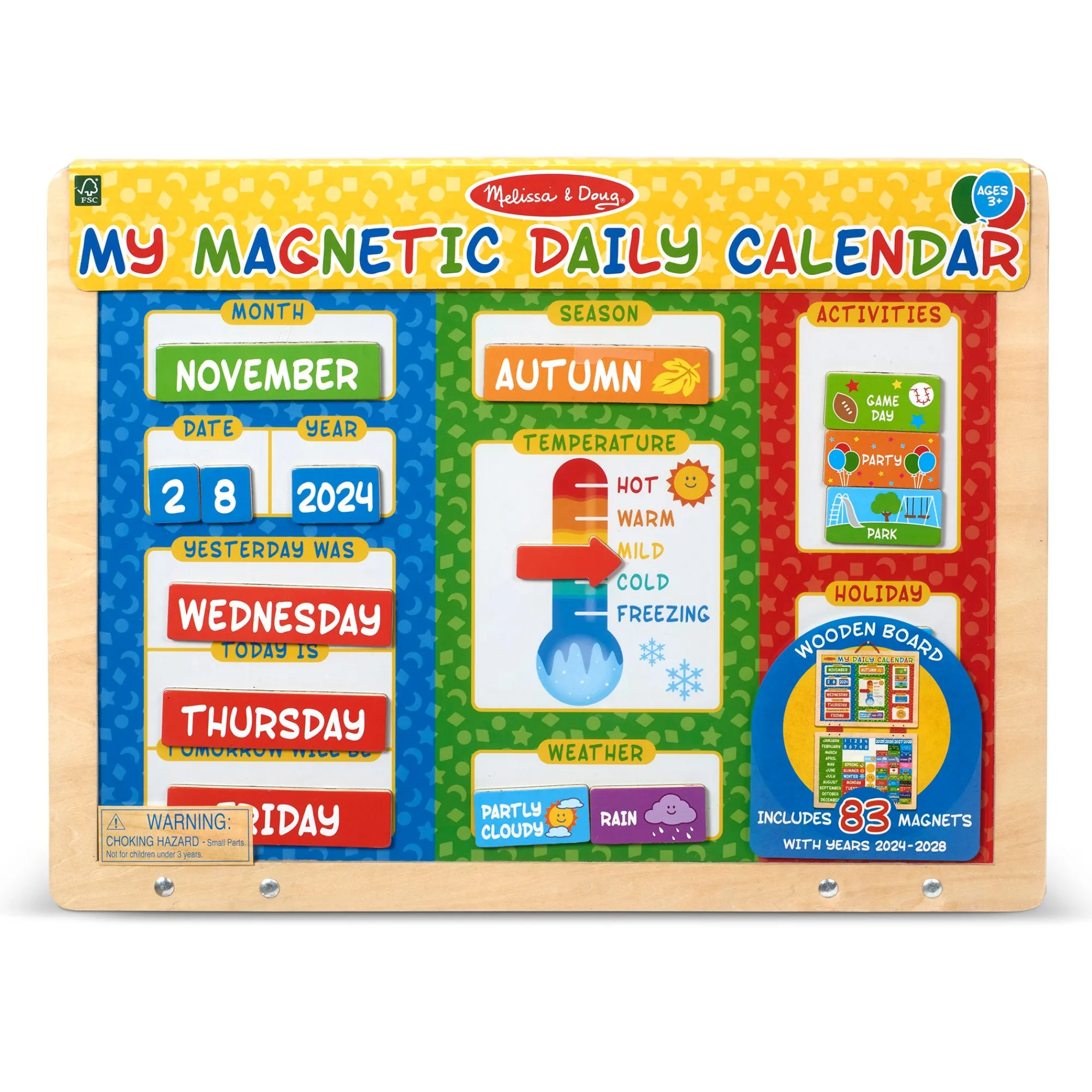 My Magnetic Daily Calendar>Melissa & Doug Sale