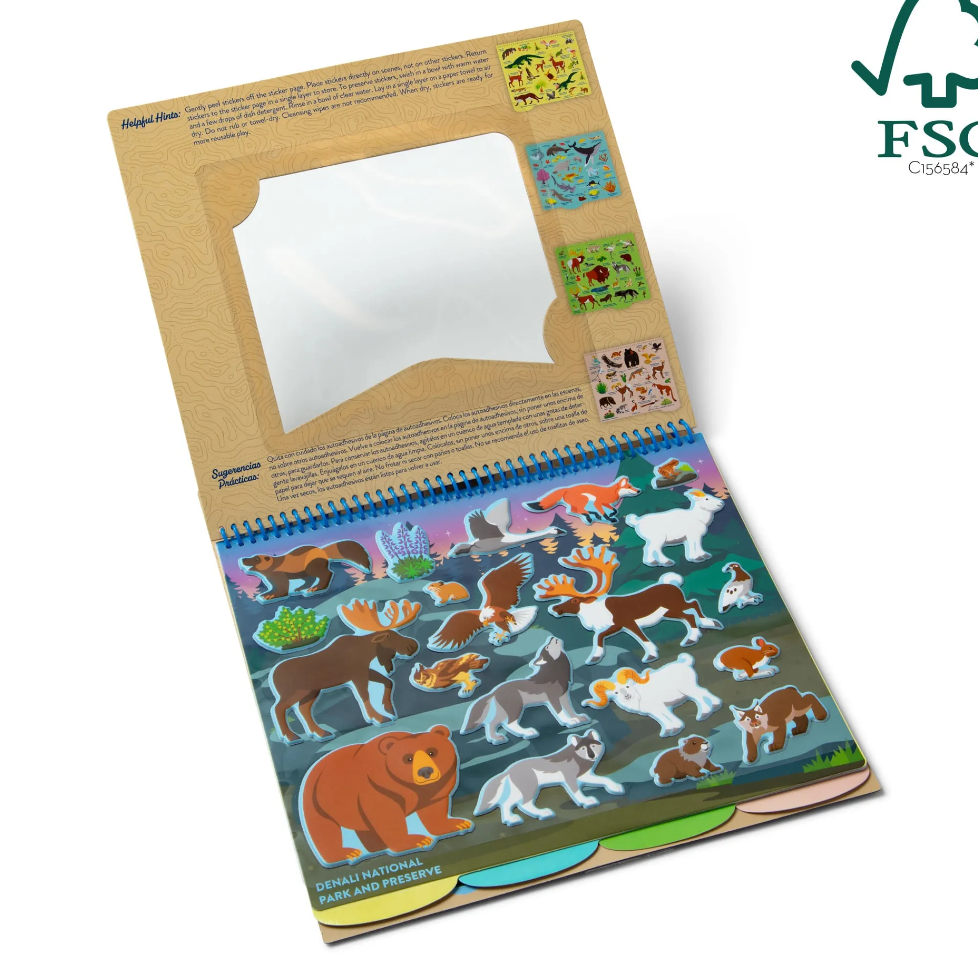National Parks Reusable Stickers – Park Animals (5 Scenes, 121 Stickers)>Melissa & Doug Hot
