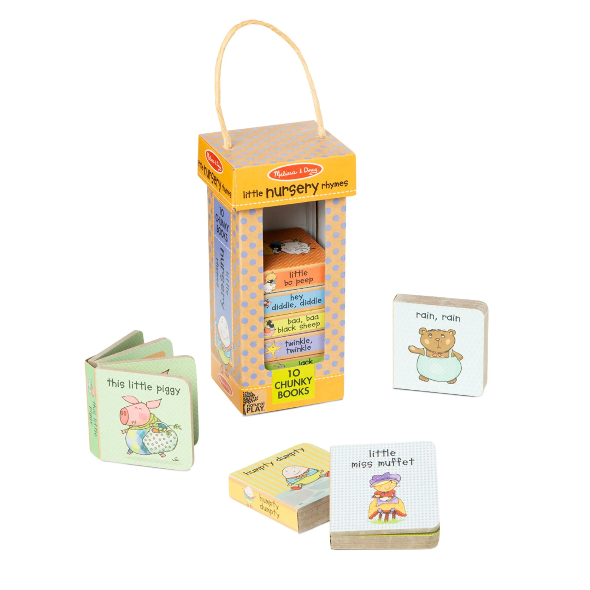 Natural Play Book Tower: Little Nursery Books>Melissa & Doug