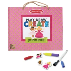 Natural Play: Play, Draw, Create Reusable Drawing & Magnet Kit – Princesses>Melissa & Doug Hot