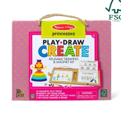 Natural Play: Play, Draw, Create Reusable Drawing & Magnet Kit – Princesses><noscript><img width=