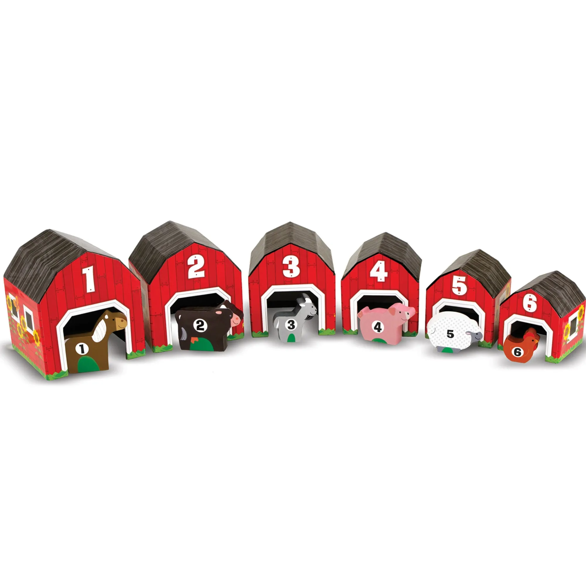 Nesting & Sorting Barns & Animals>Melissa & Doug