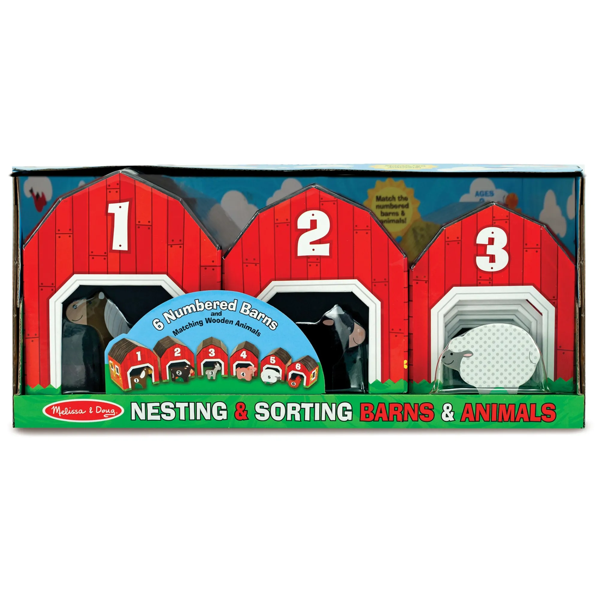 Nesting & Sorting Barns & Animals>Melissa & Doug
