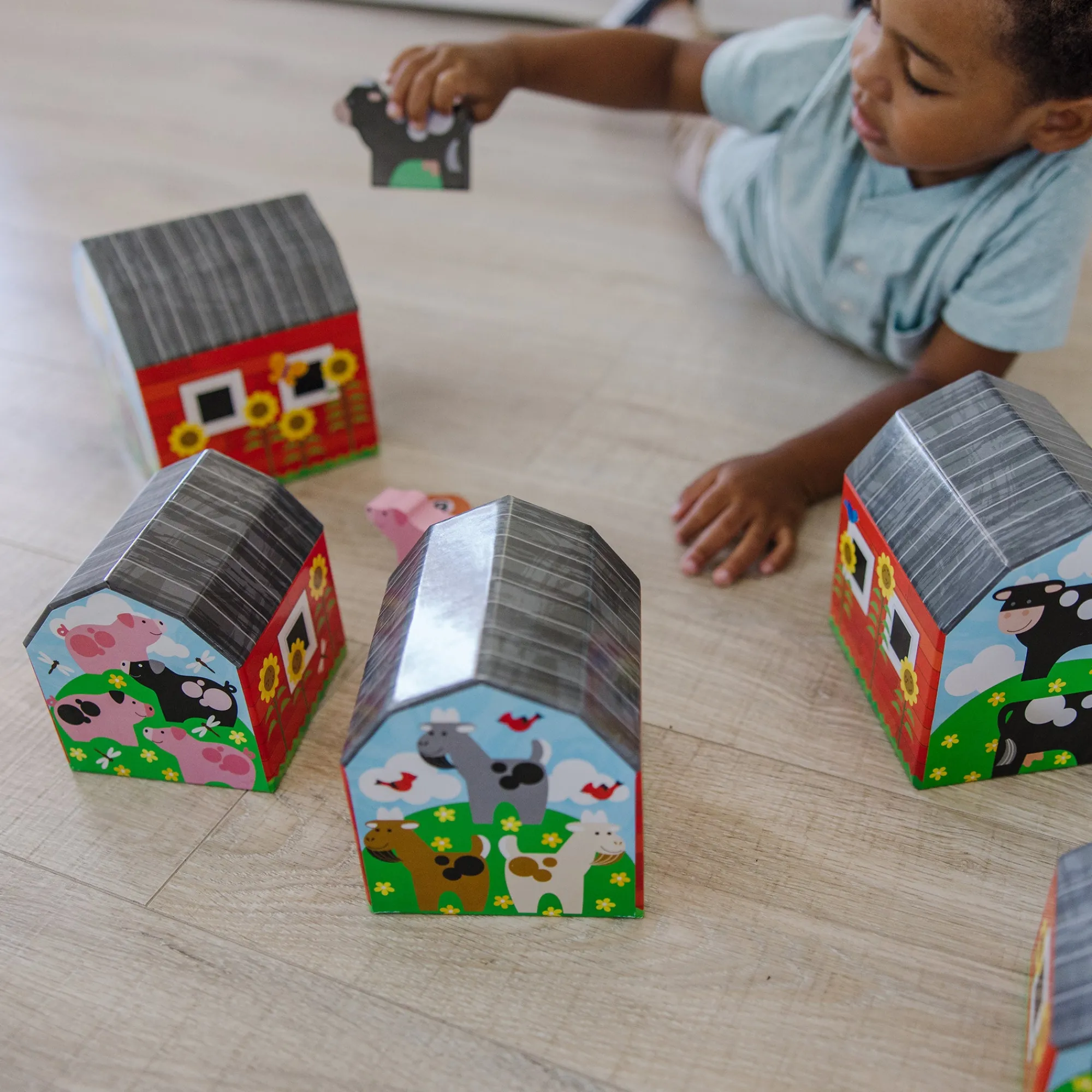 Nesting & Sorting Barns & Animals>Melissa & Doug
