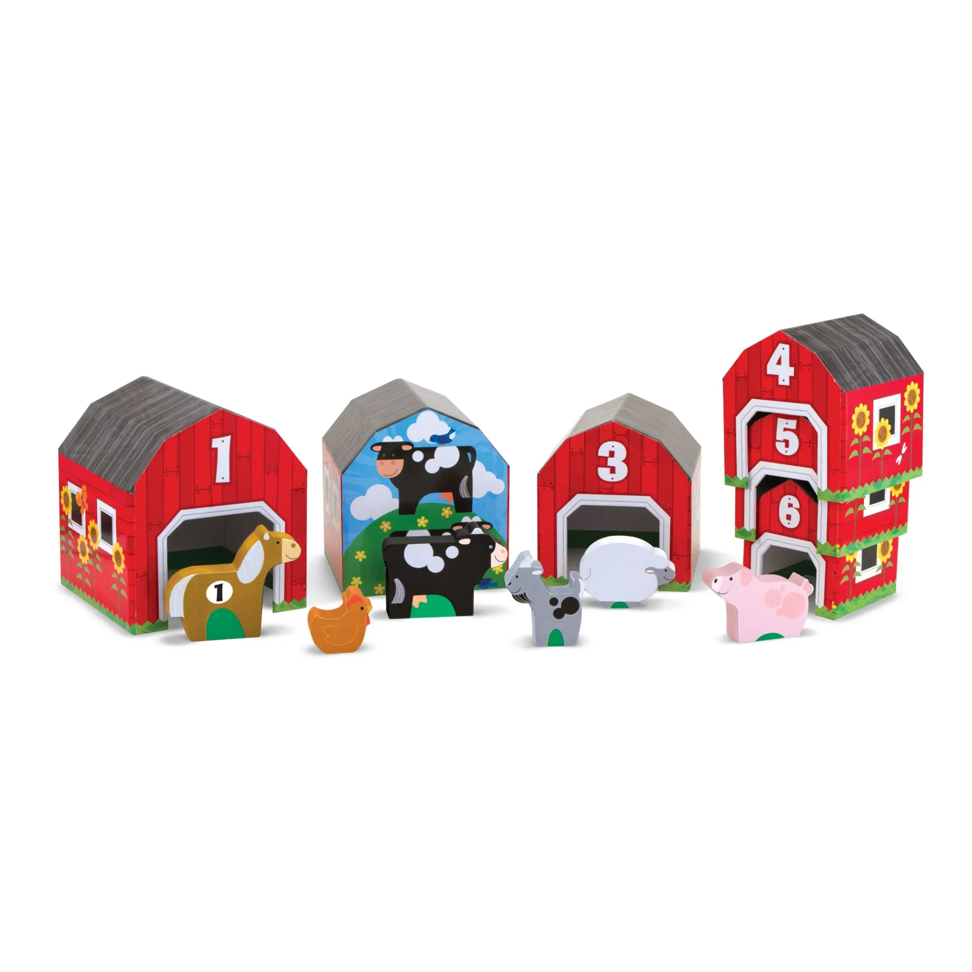 Nesting & Sorting Barns & Animals>Melissa & Doug