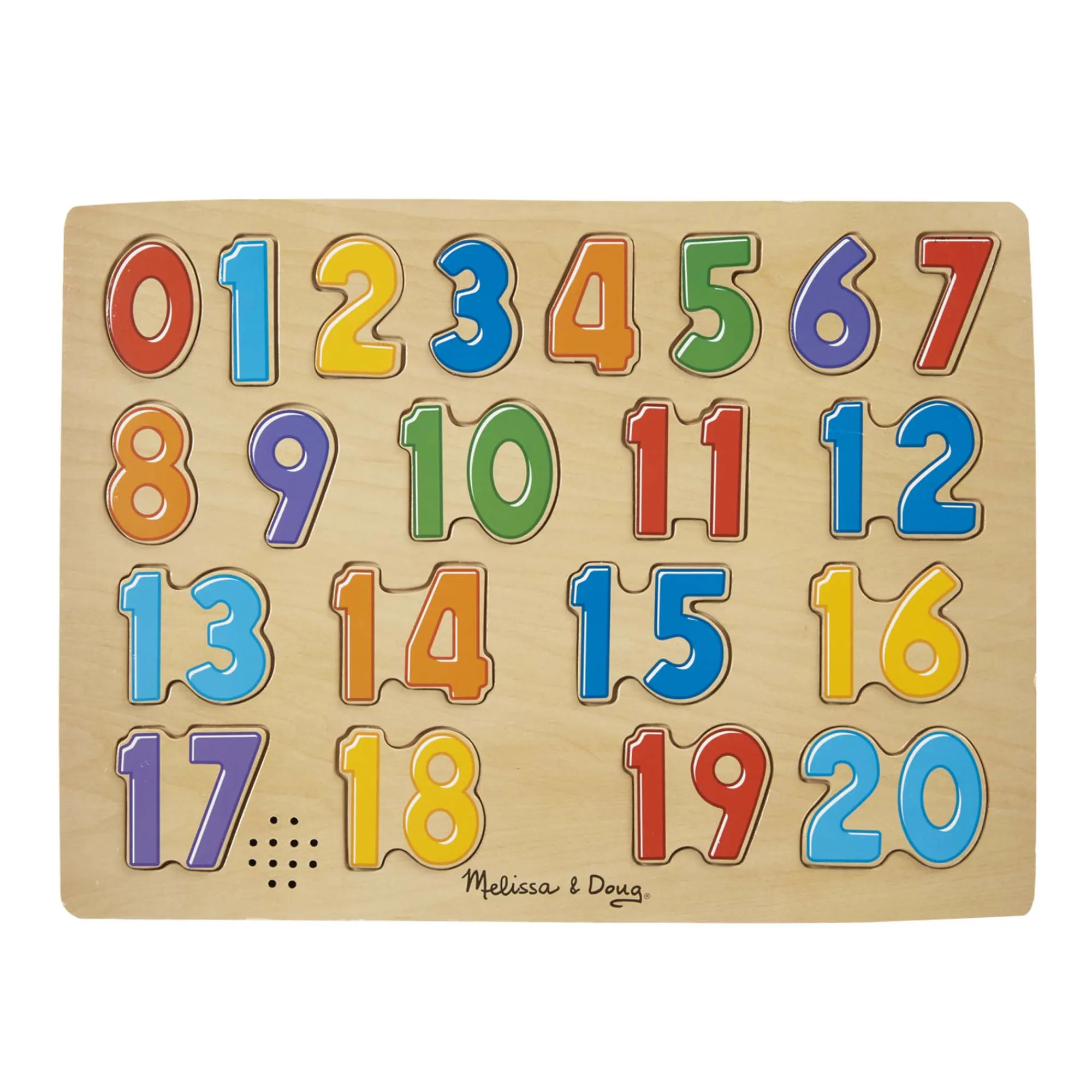 Numbers Sound Puzzle - 21 Pieces>Melissa & Doug Outlet