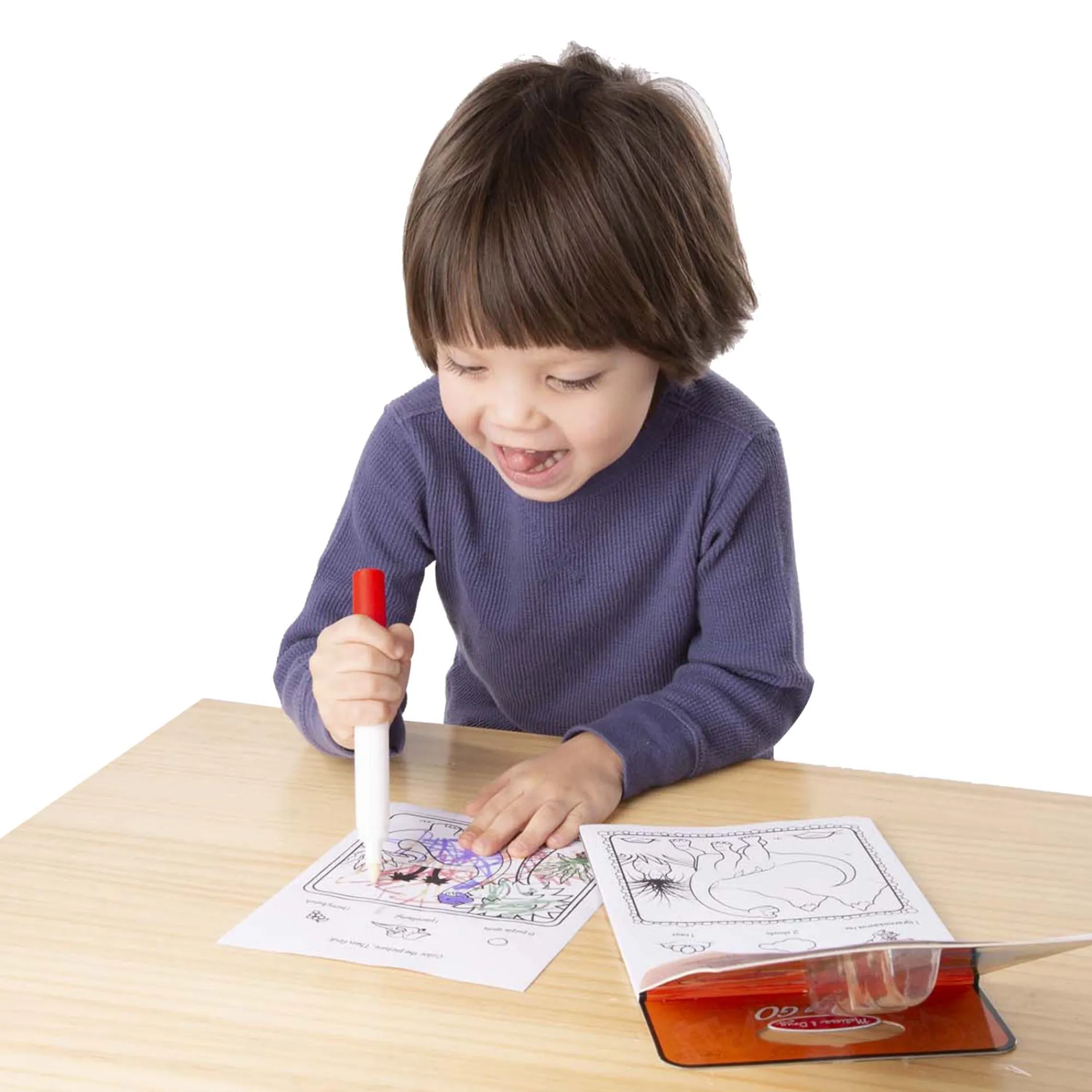 On the Go™ ColorBlast Color Reveal Pad – Dinosaur>Melissa & Doug