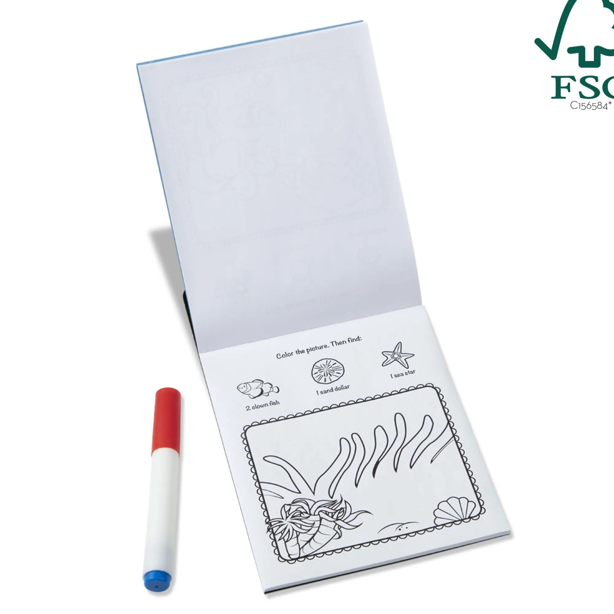 On the Go™ ColorBlast Color Reveal Pad – Sea Life>Melissa & Doug Hot