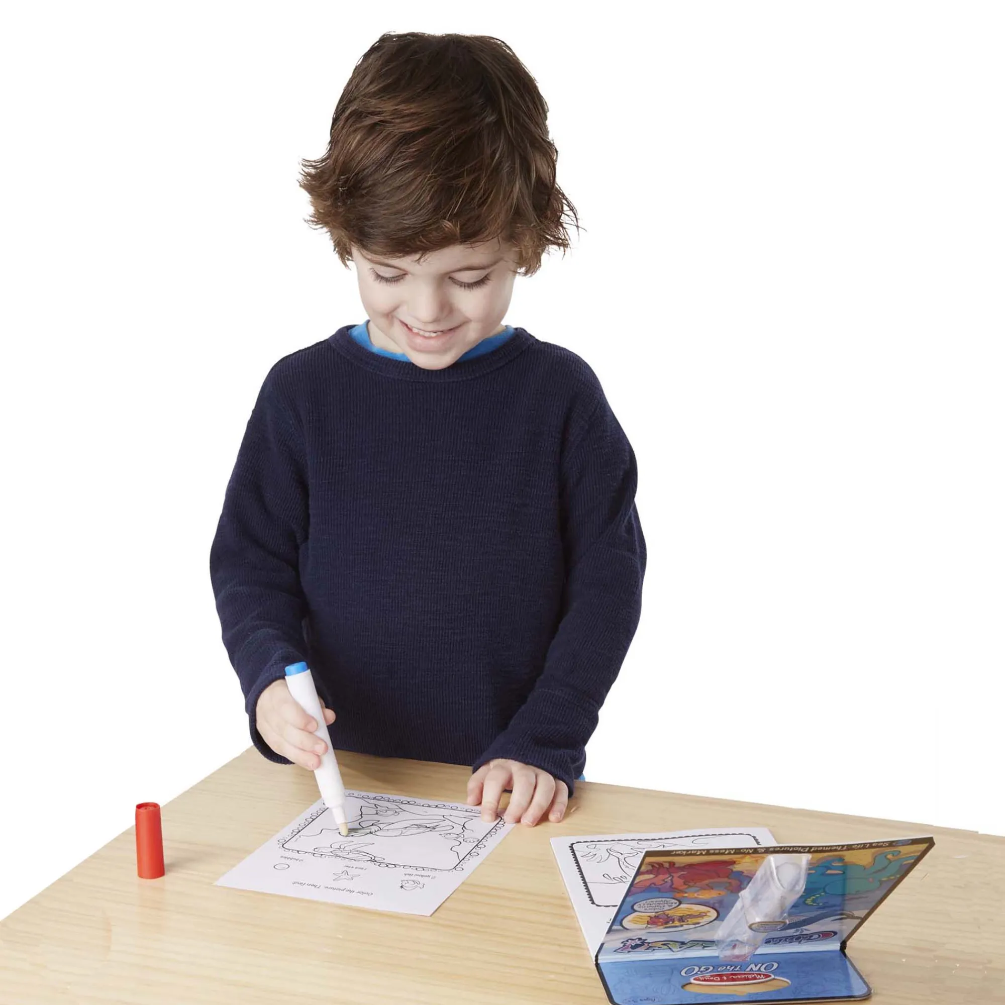 On the Go™ ColorBlast Color Reveal Pad – Sea Life>Melissa & Doug Hot