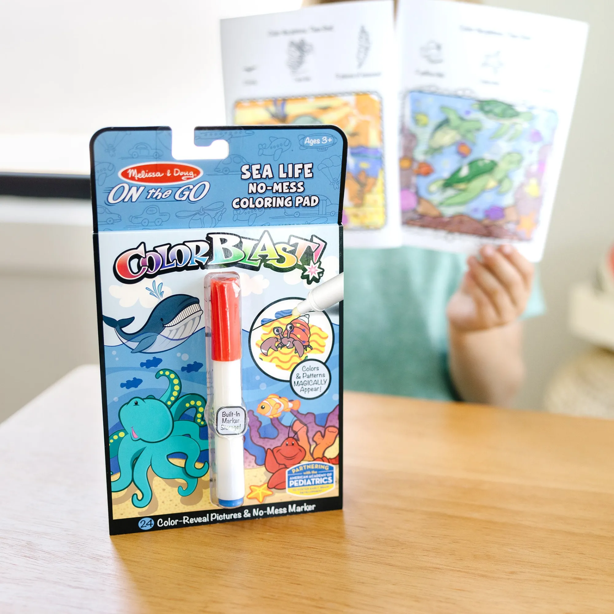 On the Go™ ColorBlast Color Reveal Pad – Sea Life>Melissa & Doug Hot