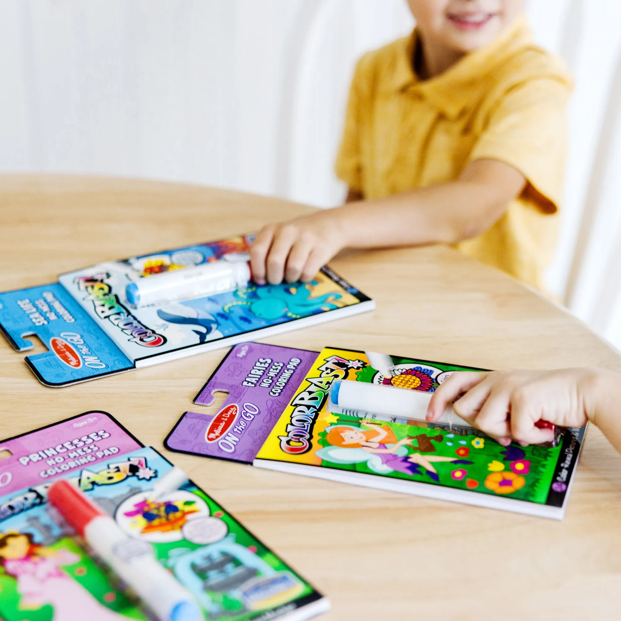 On the Go™ ColorBlast 3-Pack: Fairy, Princess, Sea Life>Melissa & Doug Clearance