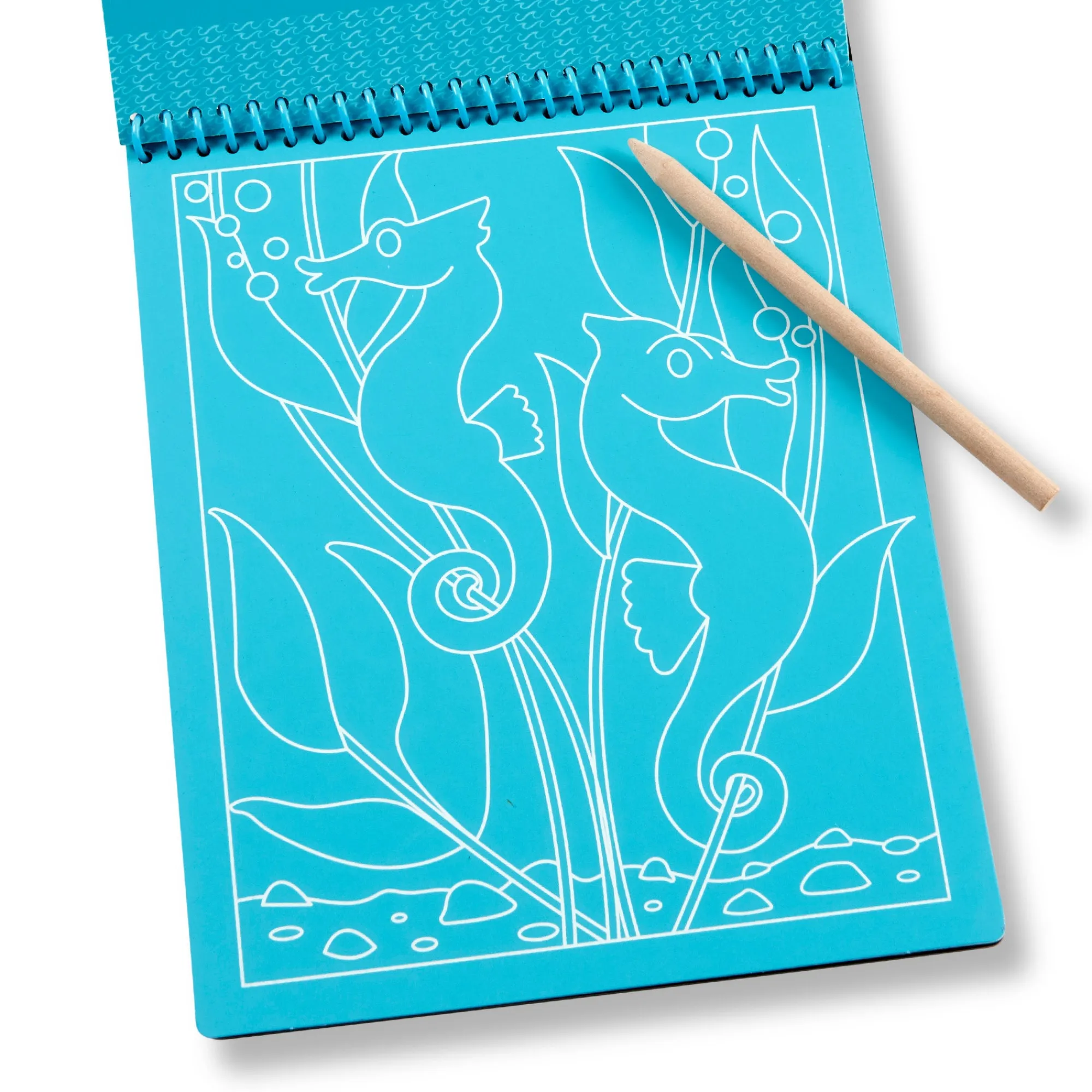 On the Go Scratch Art Color-Reveal Pad - Sea Life>Melissa & Doug Hot