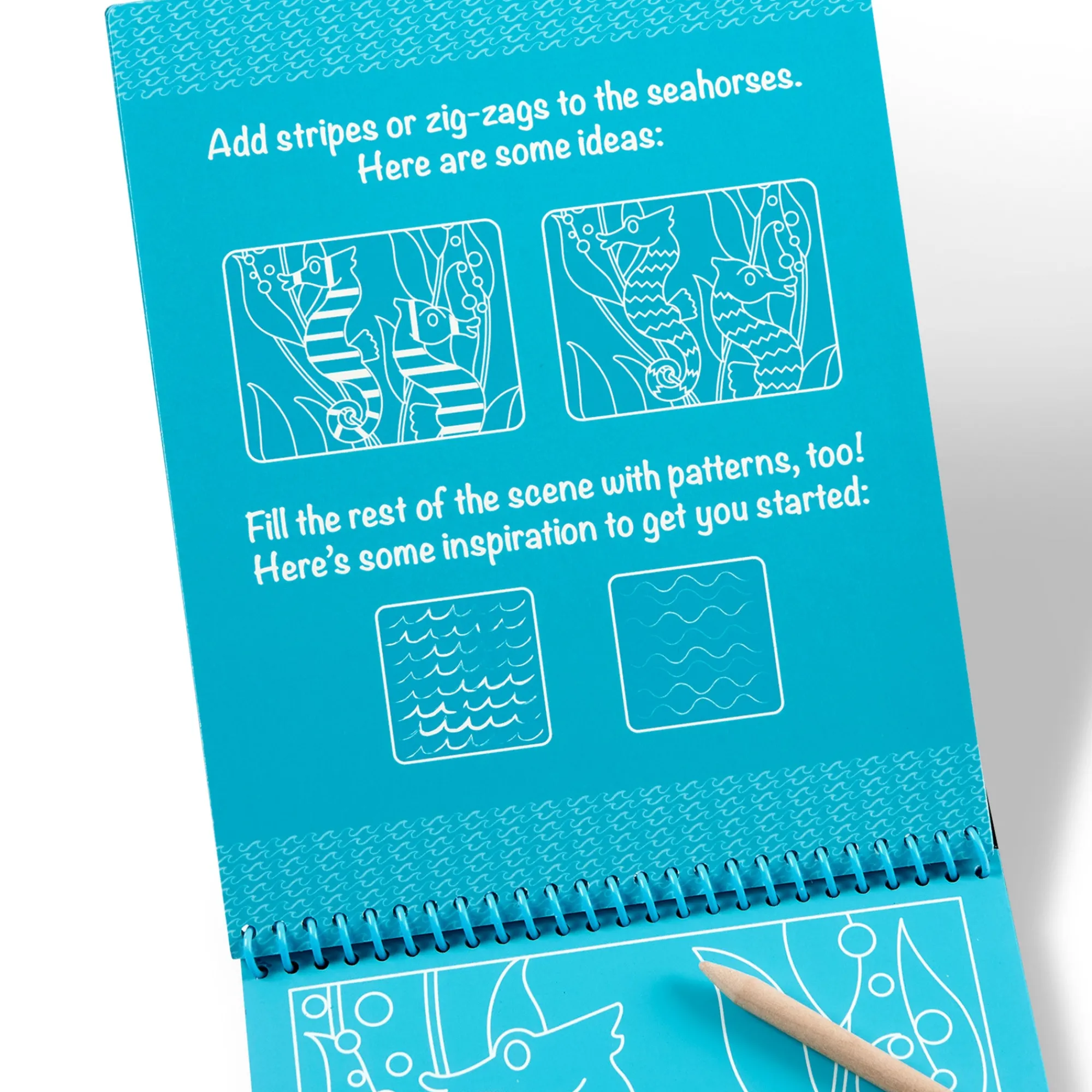 On the Go Scratch Art Color-Reveal Pad - Sea Life>Melissa & Doug Hot