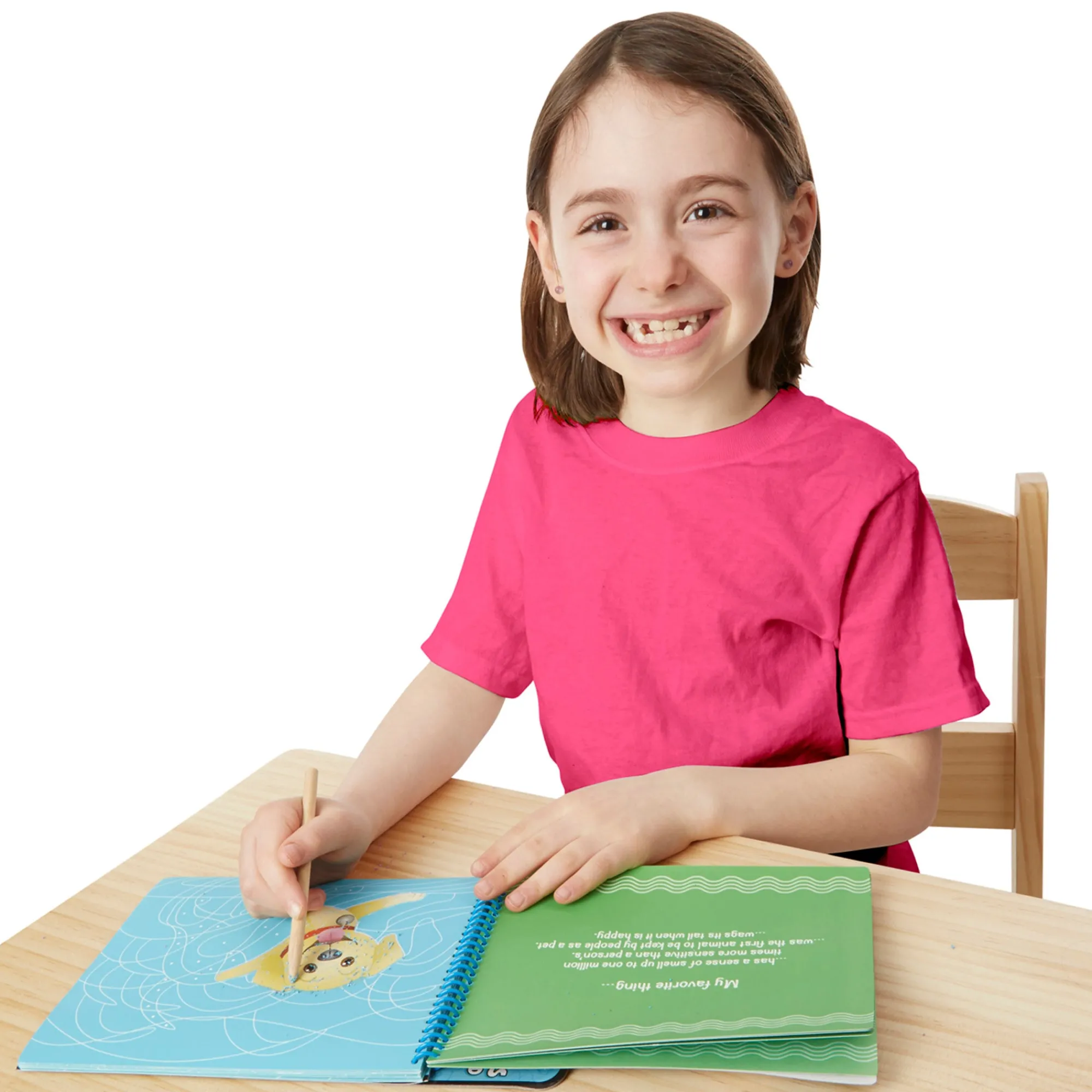 On the Go Scratch Art Picture Reveal Pad - Favorite Things>Melissa & Doug Clearance