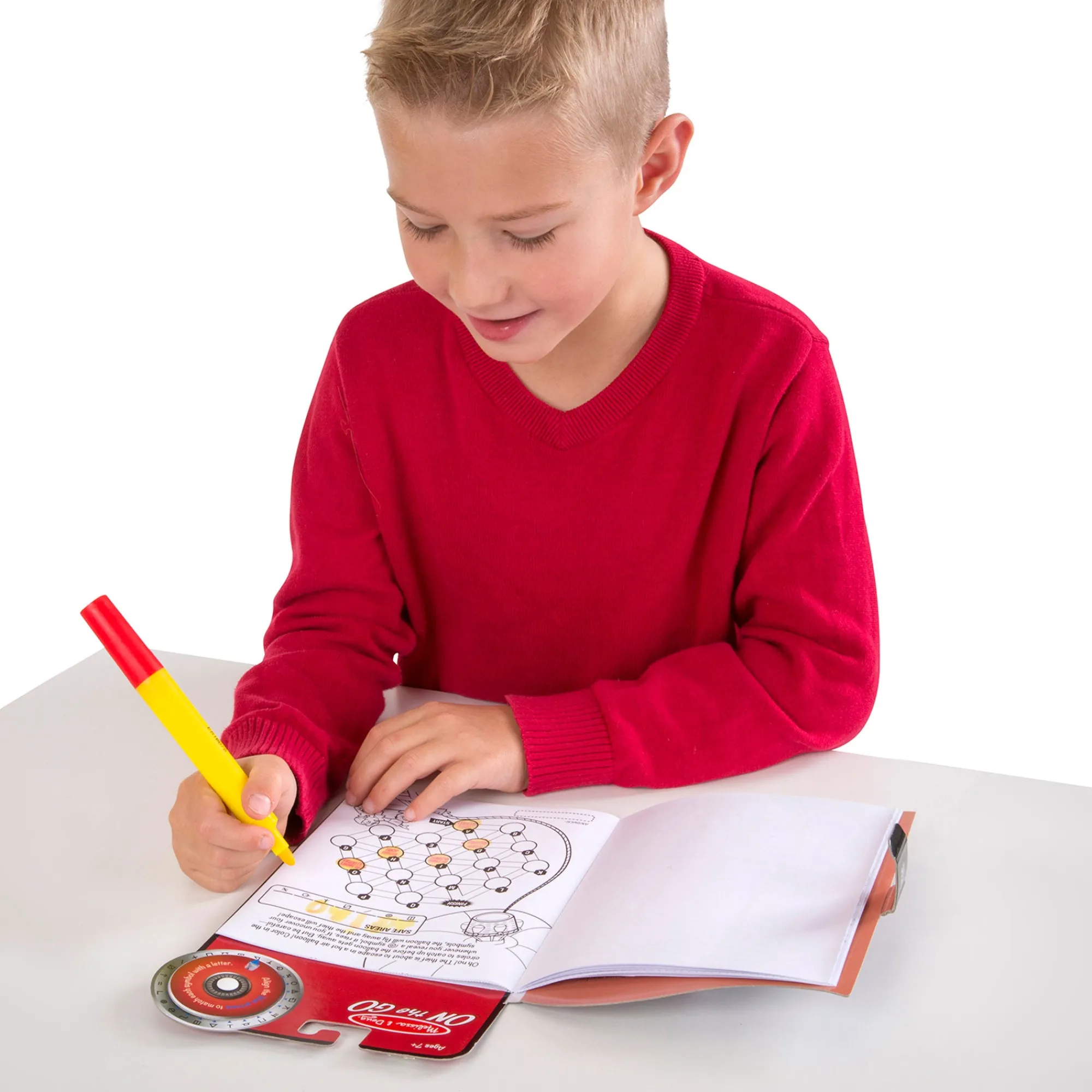 On the Go™ Secret Decoder Activity Books 3-Pack: Slippery Flippers, Runaway Ruby, Game Book>Melissa & Doug Outlet