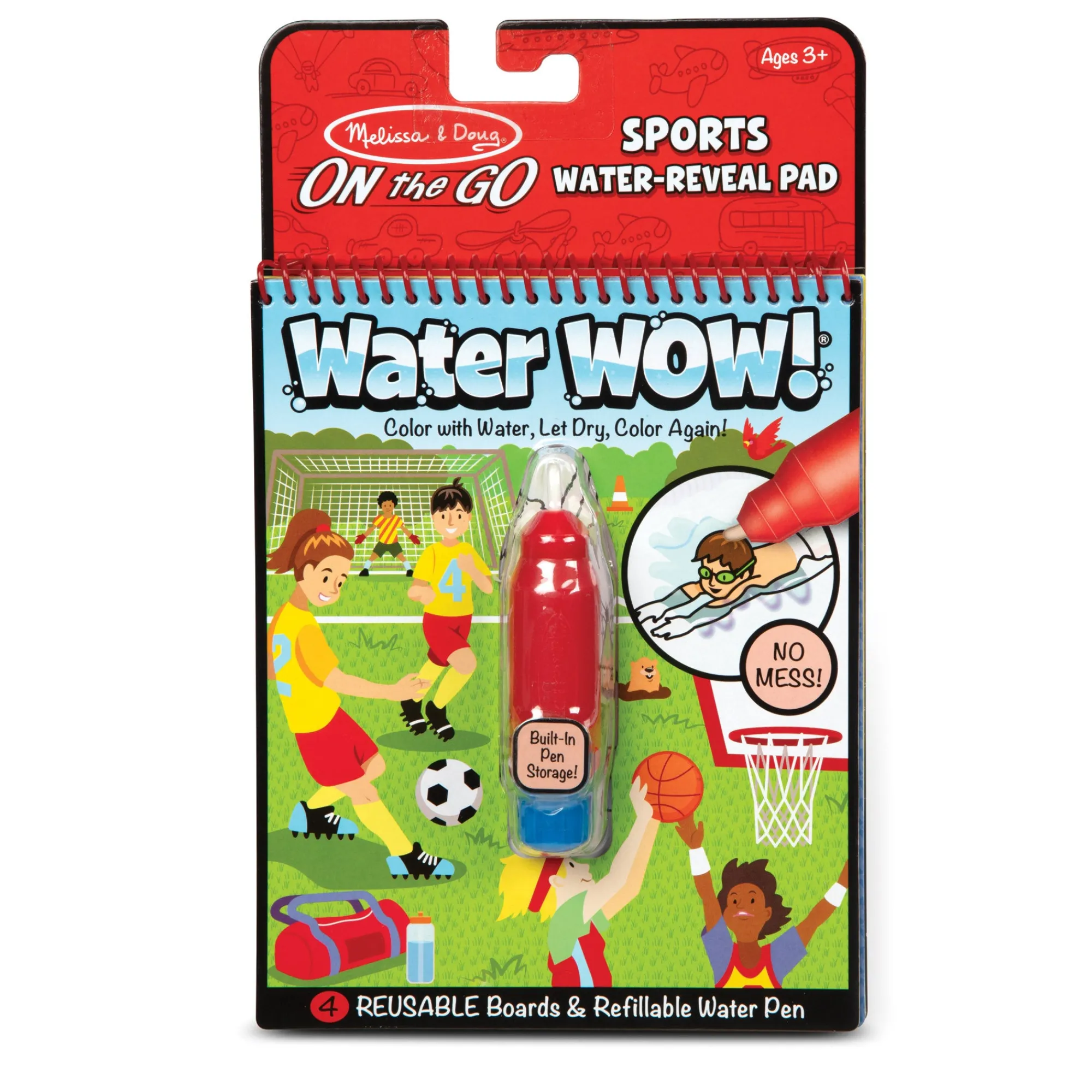 On the Go Water WOW!® Water-Reveal Activity Pad – Sports>Melissa & Doug Clearance