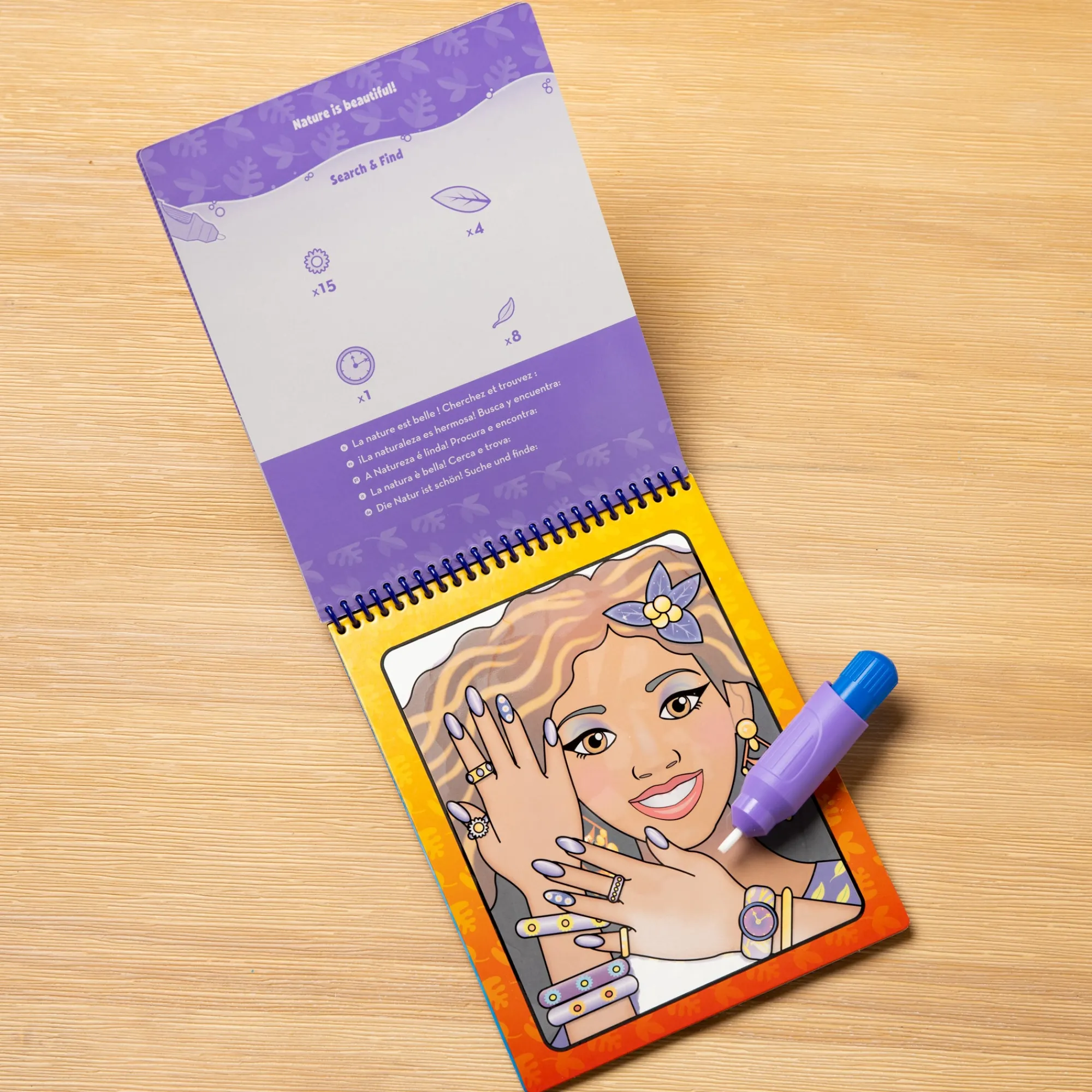 On the Go Water Wow! Water-Reveal Pad - Makeup & Manicures>Melissa & Doug New