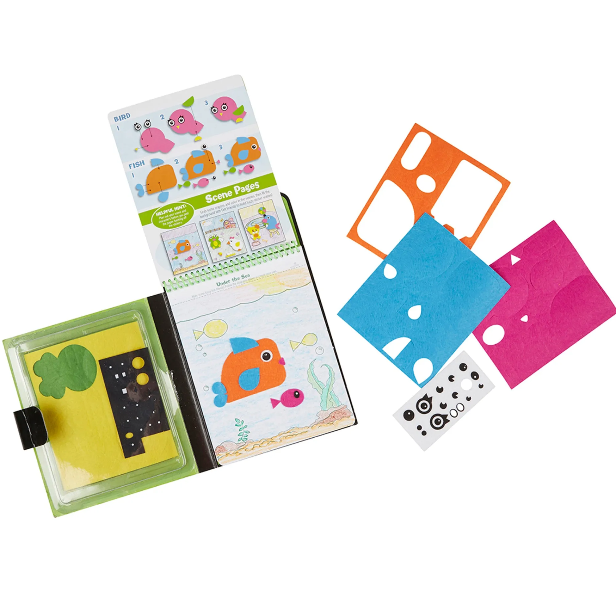 On-the-Go Felt Friends Stickers Craft Activity Set>Melissa & Doug