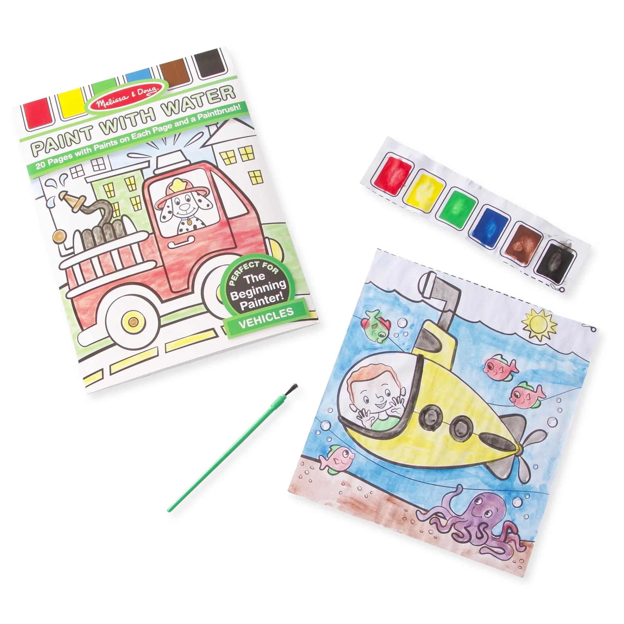 Paint With Water - Vehicles>Melissa & Doug