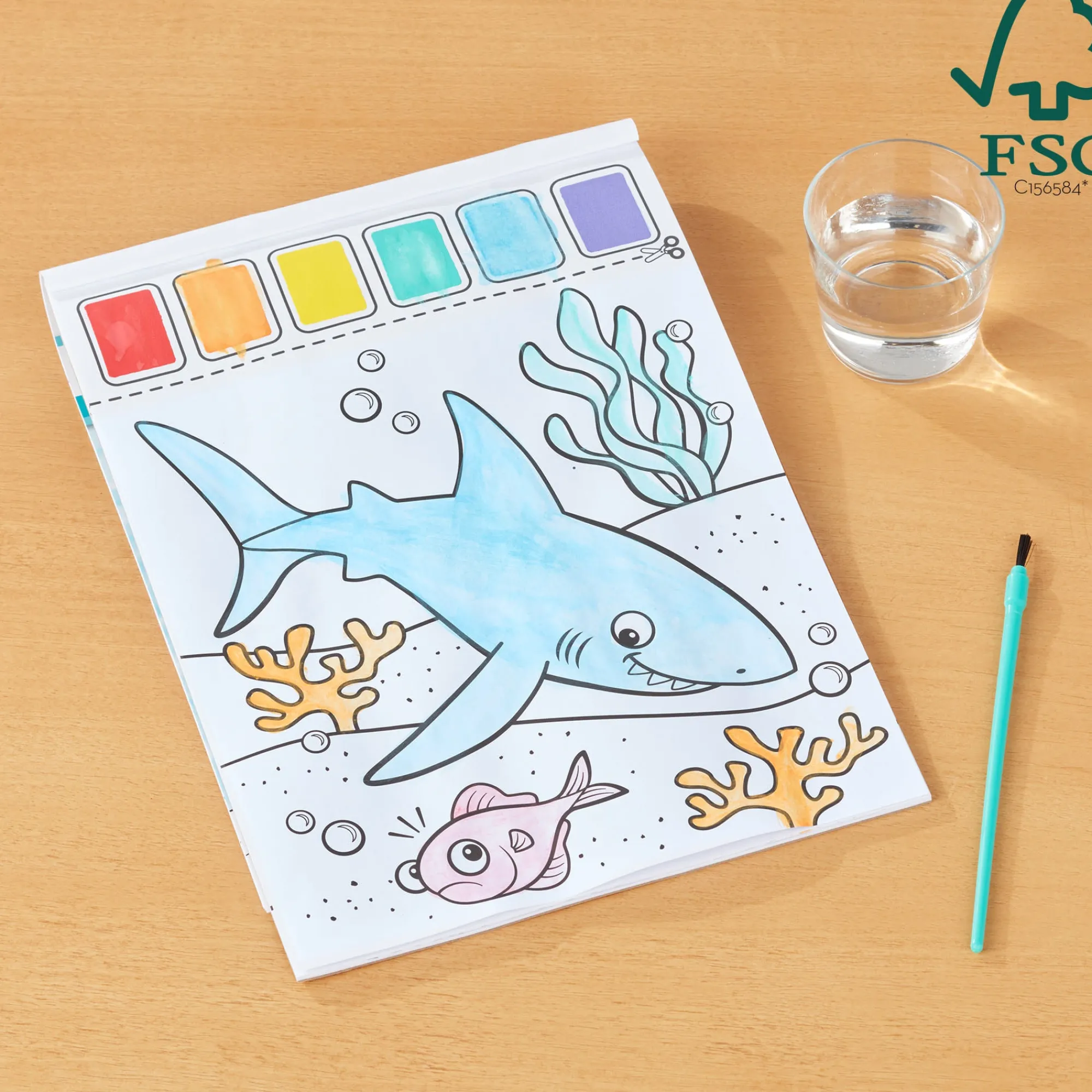 Paint With Water Activity Book - Ocean>Melissa & Doug