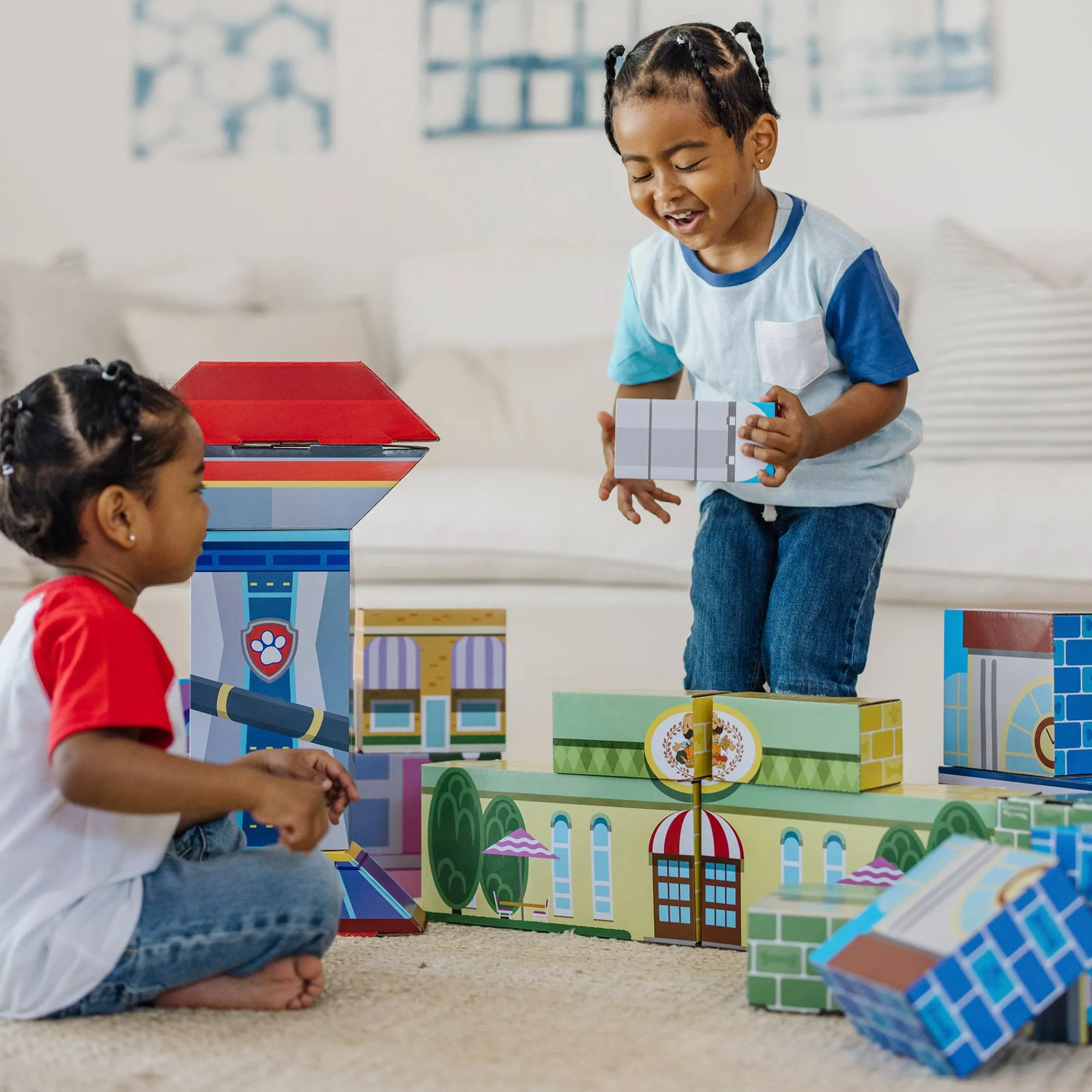 PAW Patrol Jumbo Cardboard Blocks>Melissa & Doug Hot