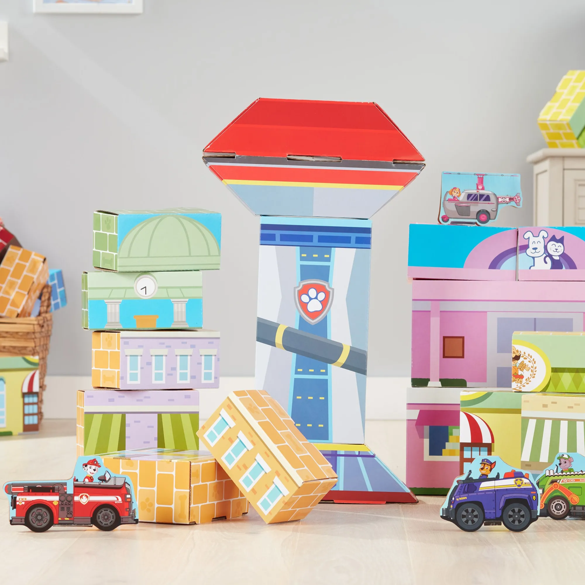 PAW Patrol Jumbo Cardboard Blocks>Melissa & Doug Hot