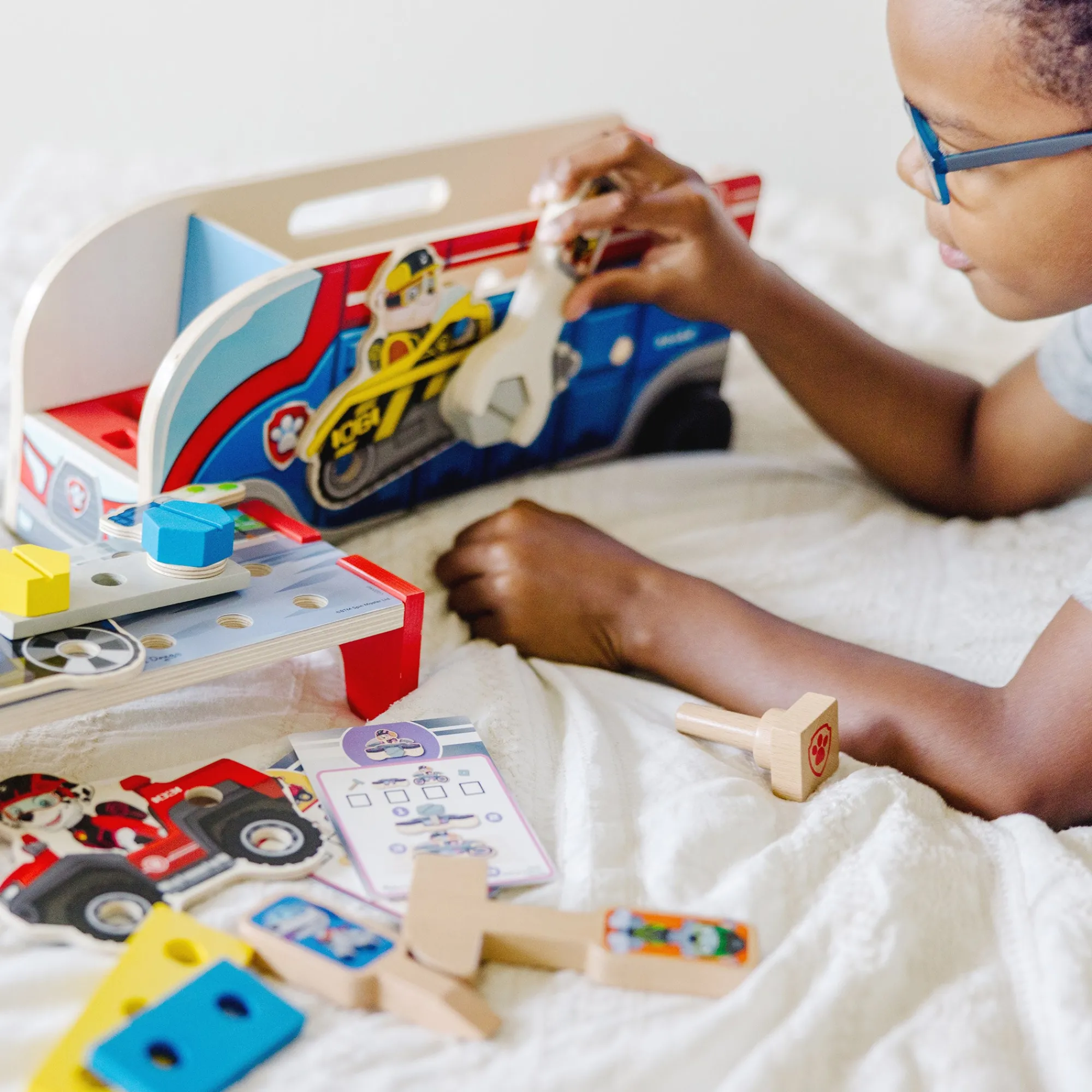PAW Patrol Match & Build Mission Cruiser>Melissa & Doug New
