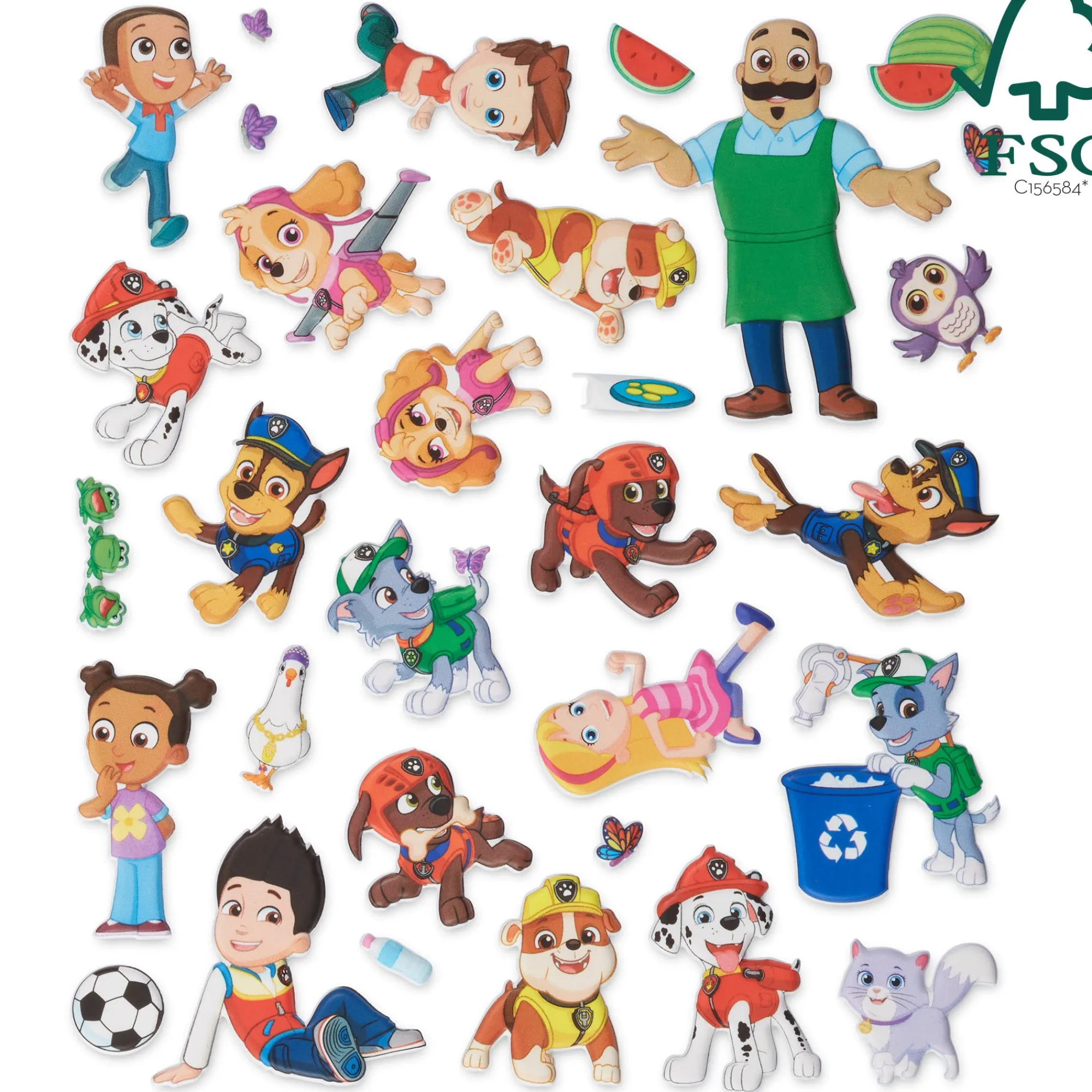 PAW Patrol Restickable Puffy Stickers - Adventure Bay>Melissa & Doug Hot