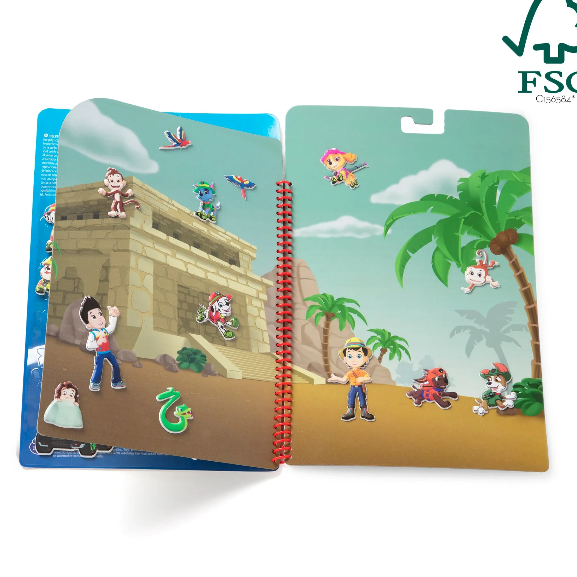 PAW Patrol Restickable Puffy Stickers - Jungle>Melissa & Doug