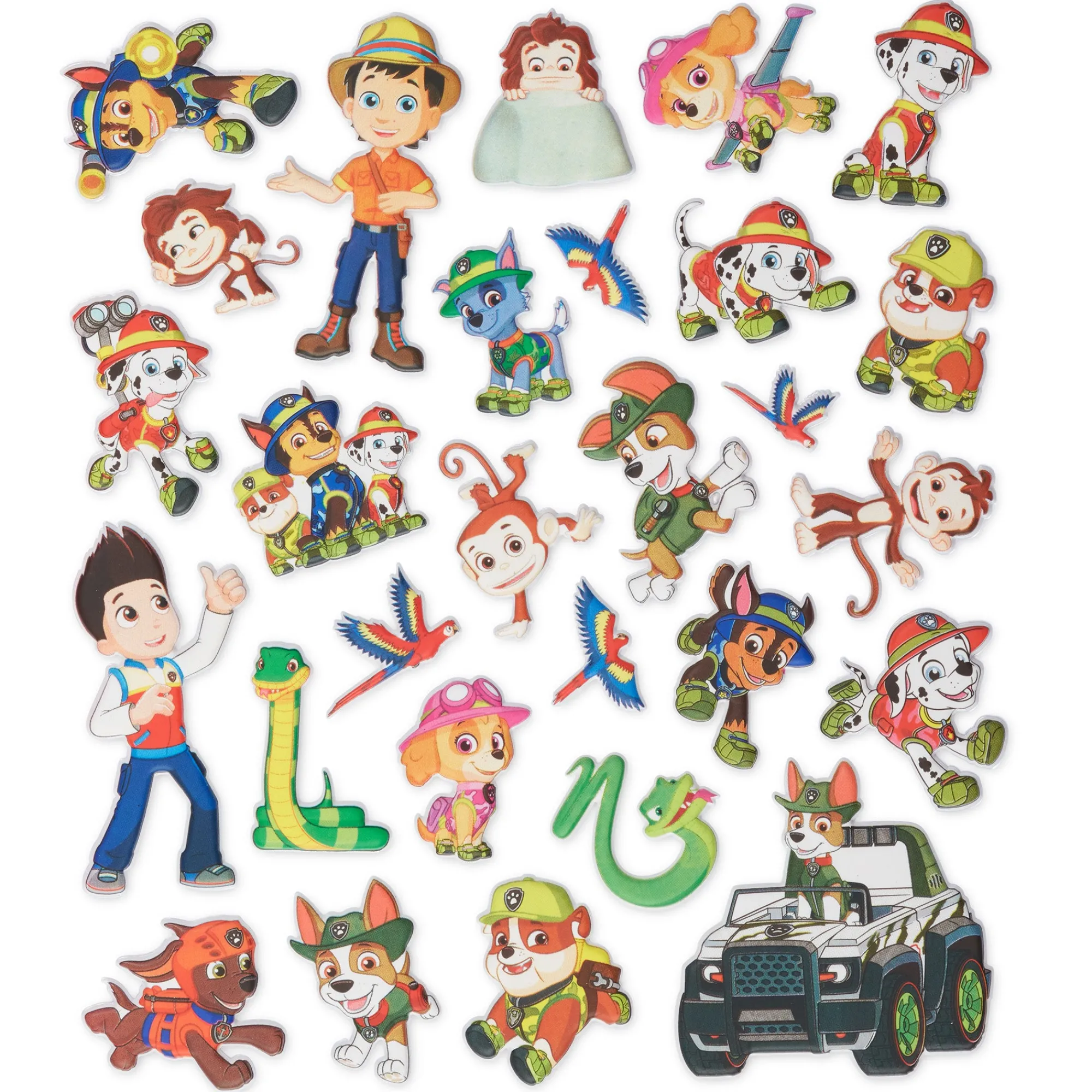 PAW Patrol Restickable Puffy Stickers - Jungle>Melissa & Doug