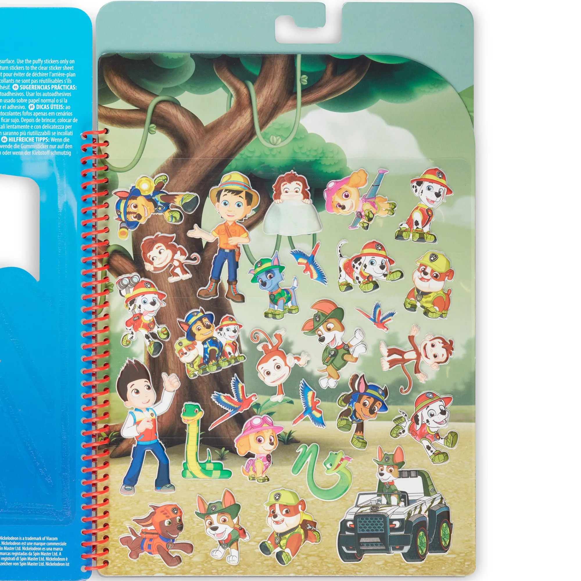 PAW Patrol Restickable Puffy Stickers - Jungle>Melissa & Doug