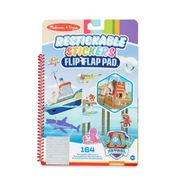 PAW Patrol Restickable Stickers Flip-Flap Pad - Adventure Bay>Melissa & Doug Clearance