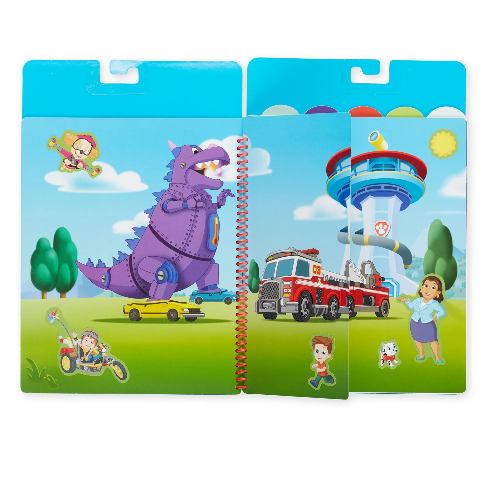 PAW Patrol Restickable Stickers Flip-Flap Pad - Ultimate Rescue>Melissa & Doug Outlet