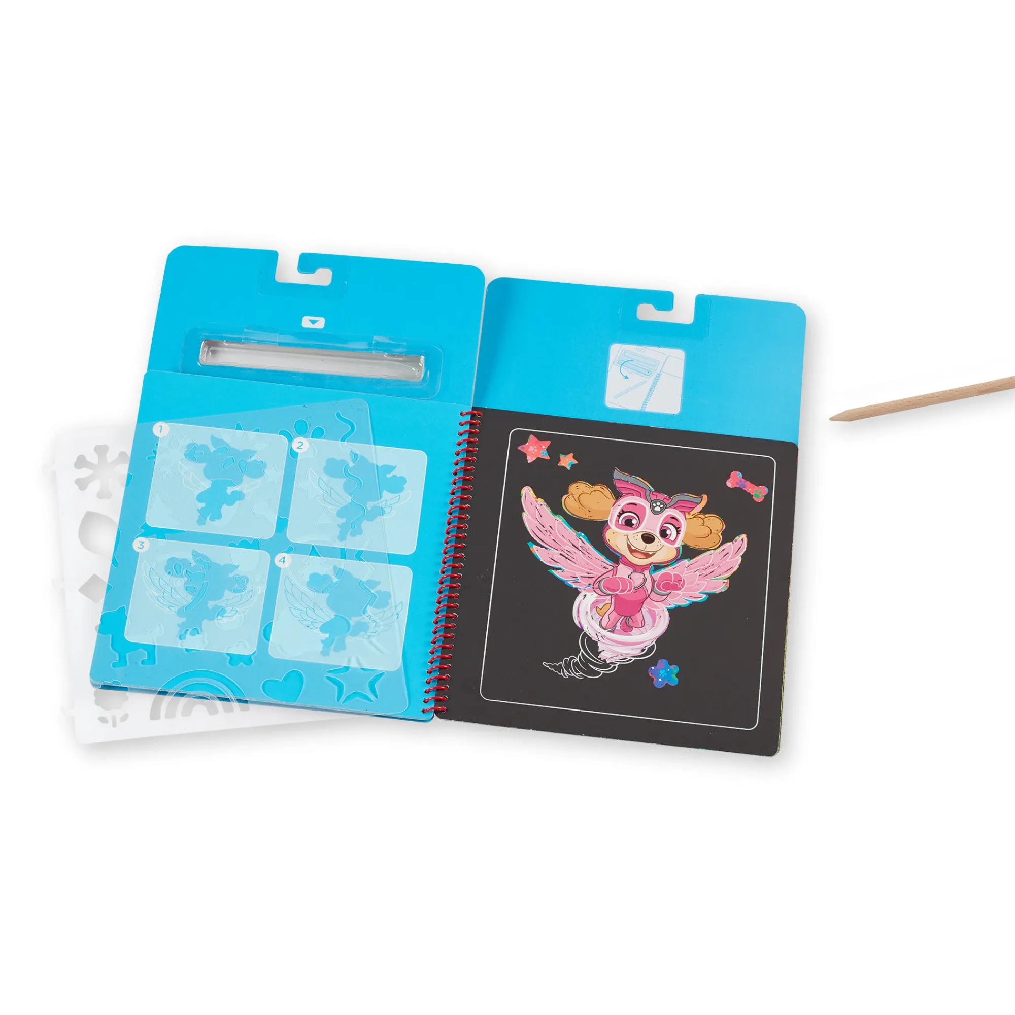 PAW Patrol Scratch Art Pad - Skye>Melissa & Doug Clearance