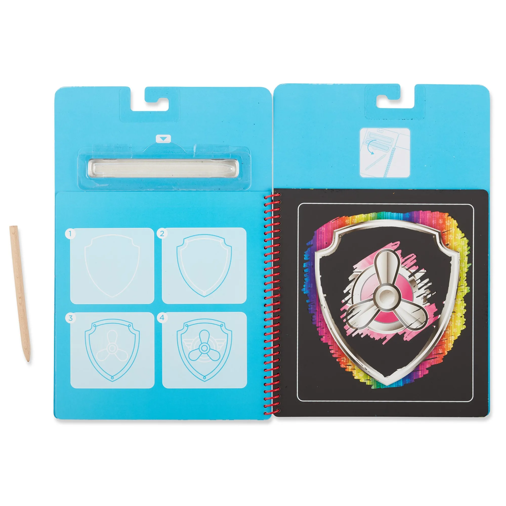 PAW Patrol Scratch Art Pad - Skye>Melissa & Doug Clearance
