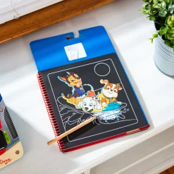 PAW Patrol Scratch Art Pad - Chase>Melissa & Doug Clearance