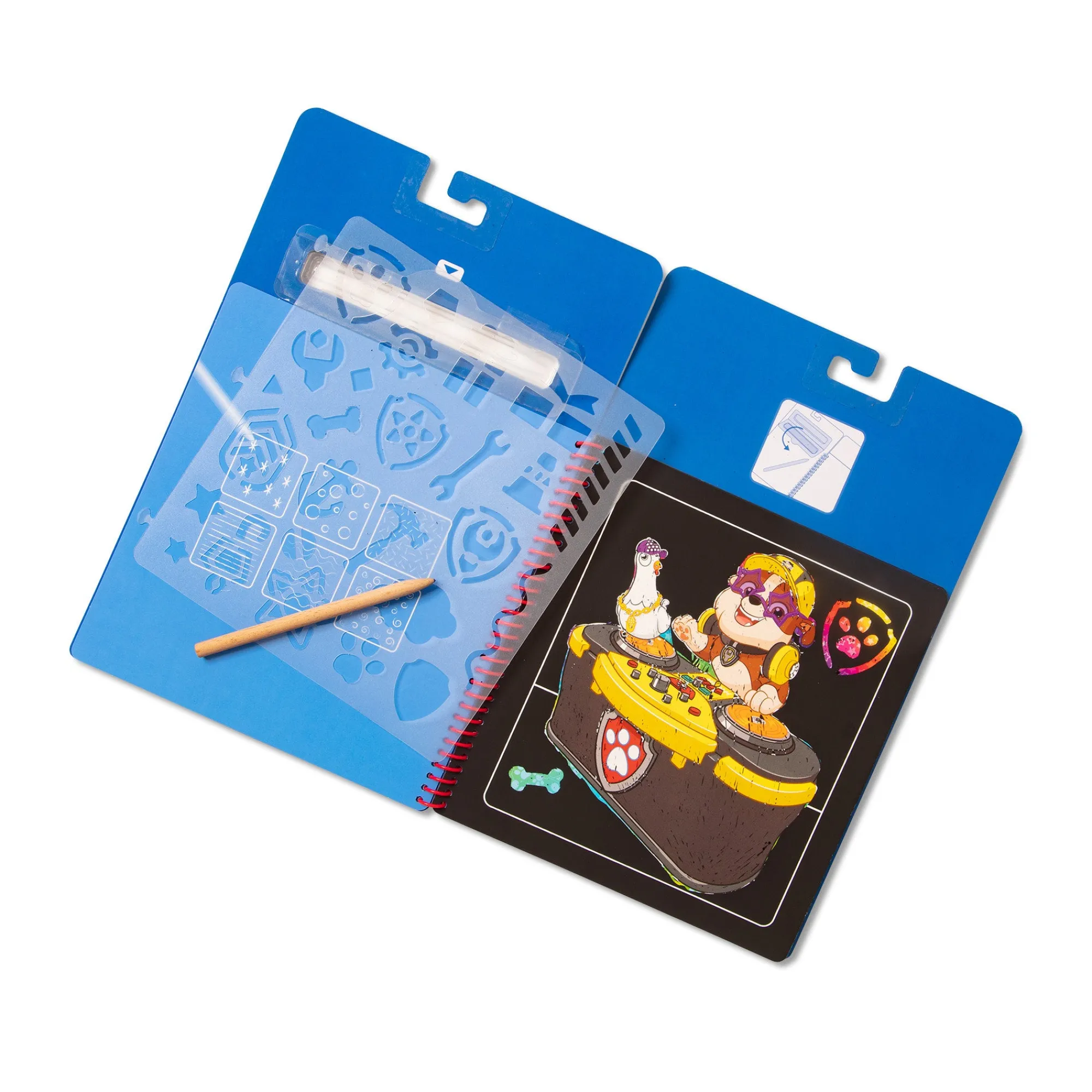PAW Patrol Scratch Art Pad - Chase>Melissa & Doug Clearance