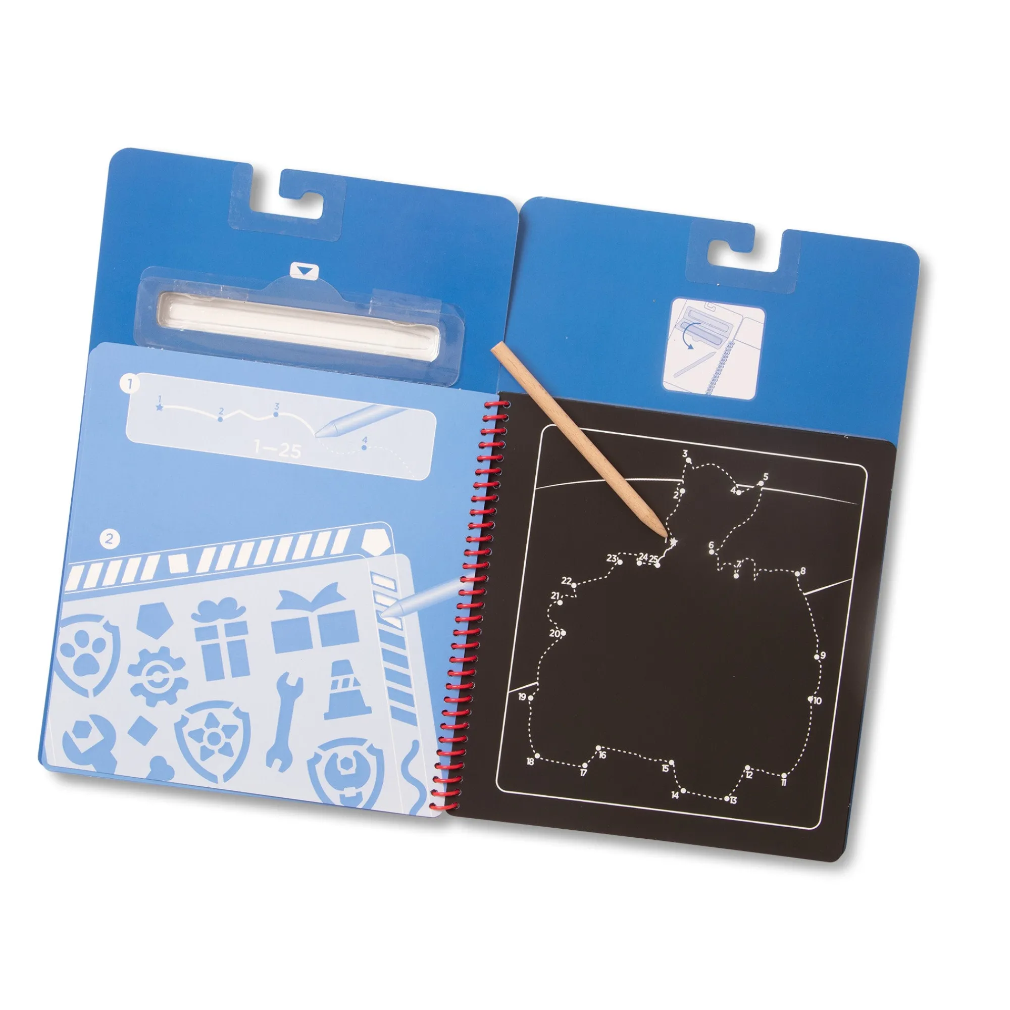 PAW Patrol Scratch Art Pad - Chase>Melissa & Doug Clearance
