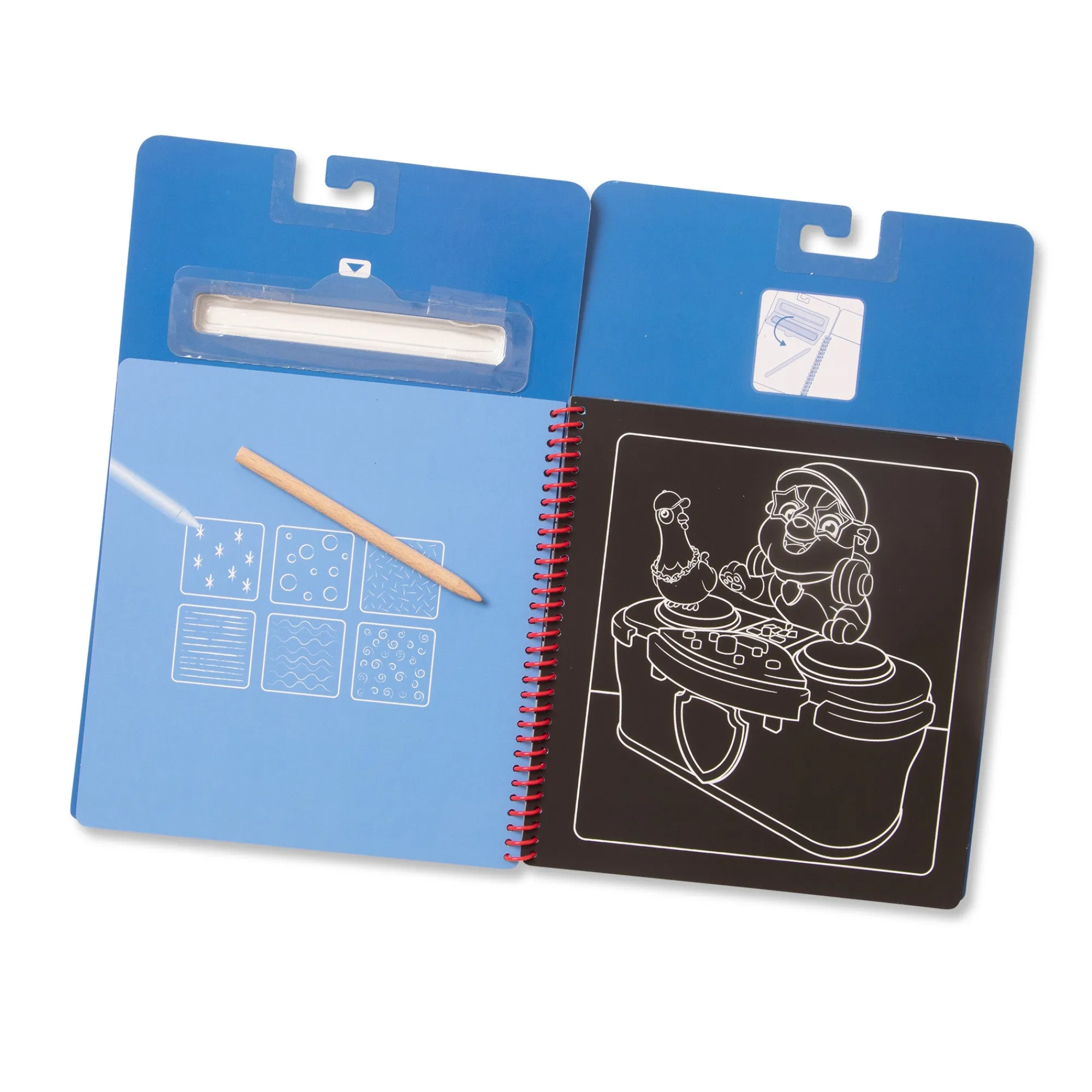 PAW Patrol Scratch Art Pad - Chase>Melissa & Doug Clearance