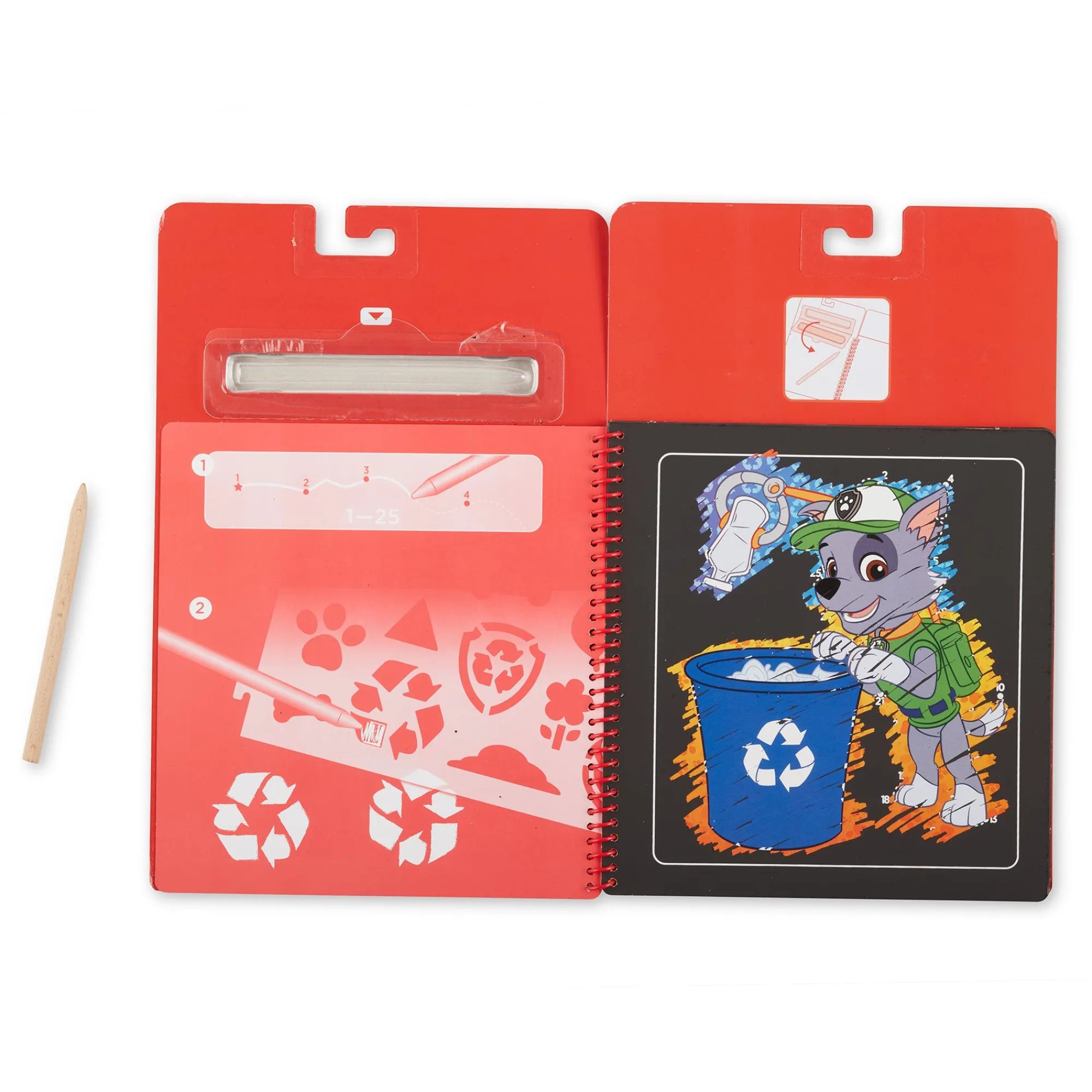 PAW Patrol Scratch Art Pad - Marshall>Melissa & Doug New