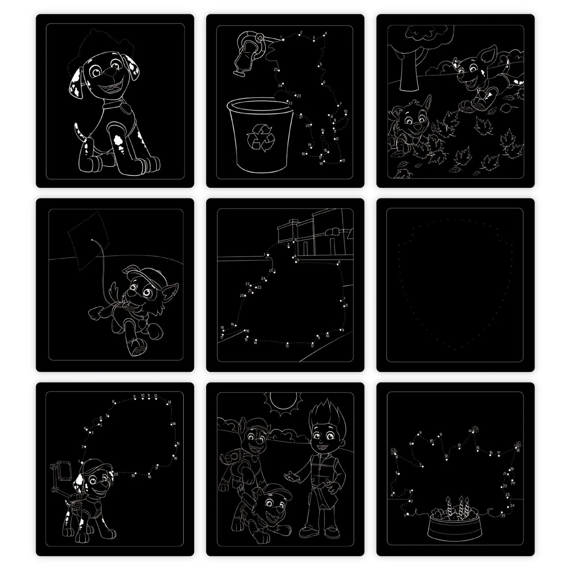PAW Patrol Scratch Art Pad - Marshall>Melissa & Doug New